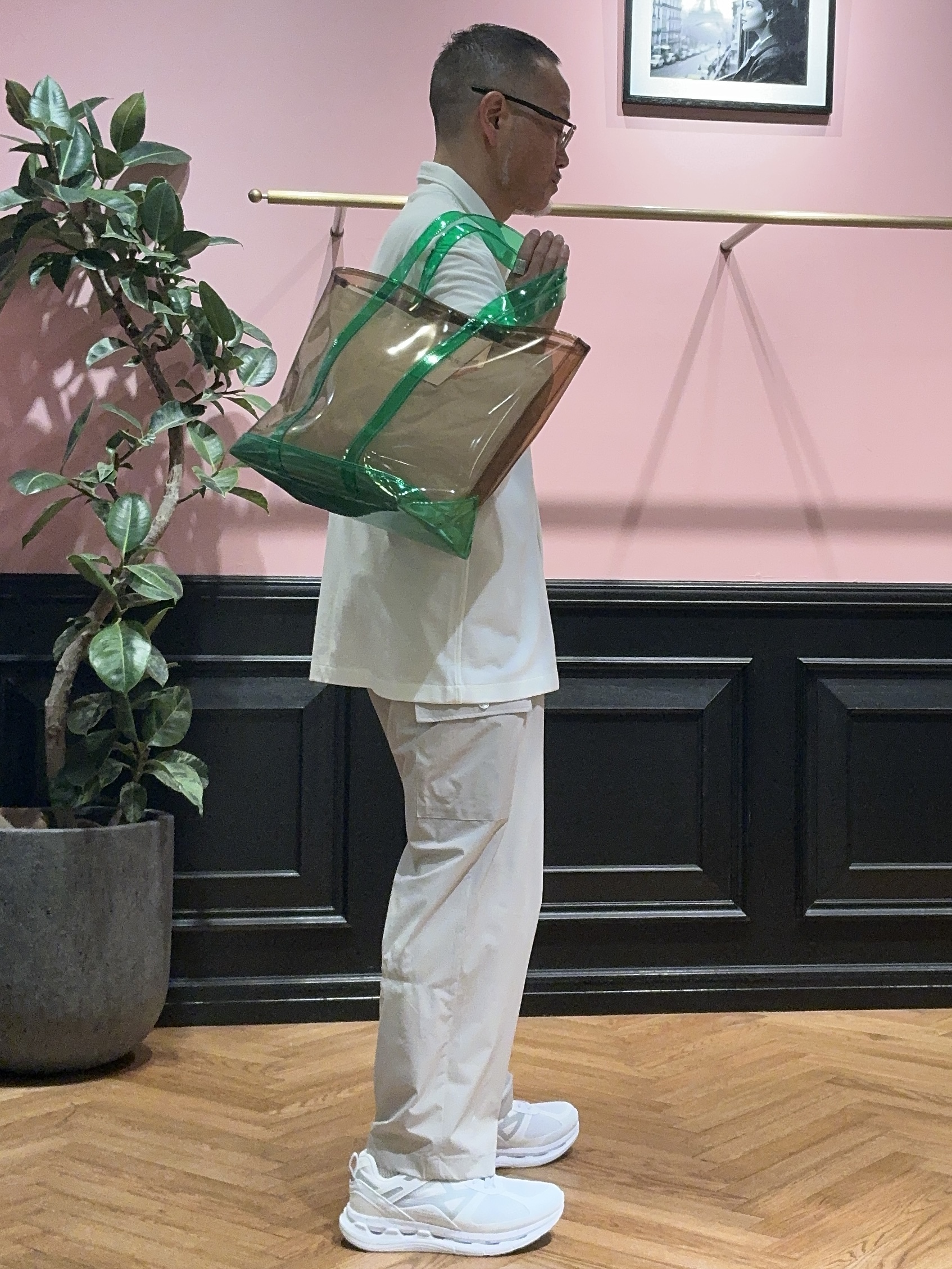 torigoeさんの「DRESSTERIOR｜LACOSTE（ラコステ）WOVEN SHIRT｜Tシャツ」を使ったコーディネート