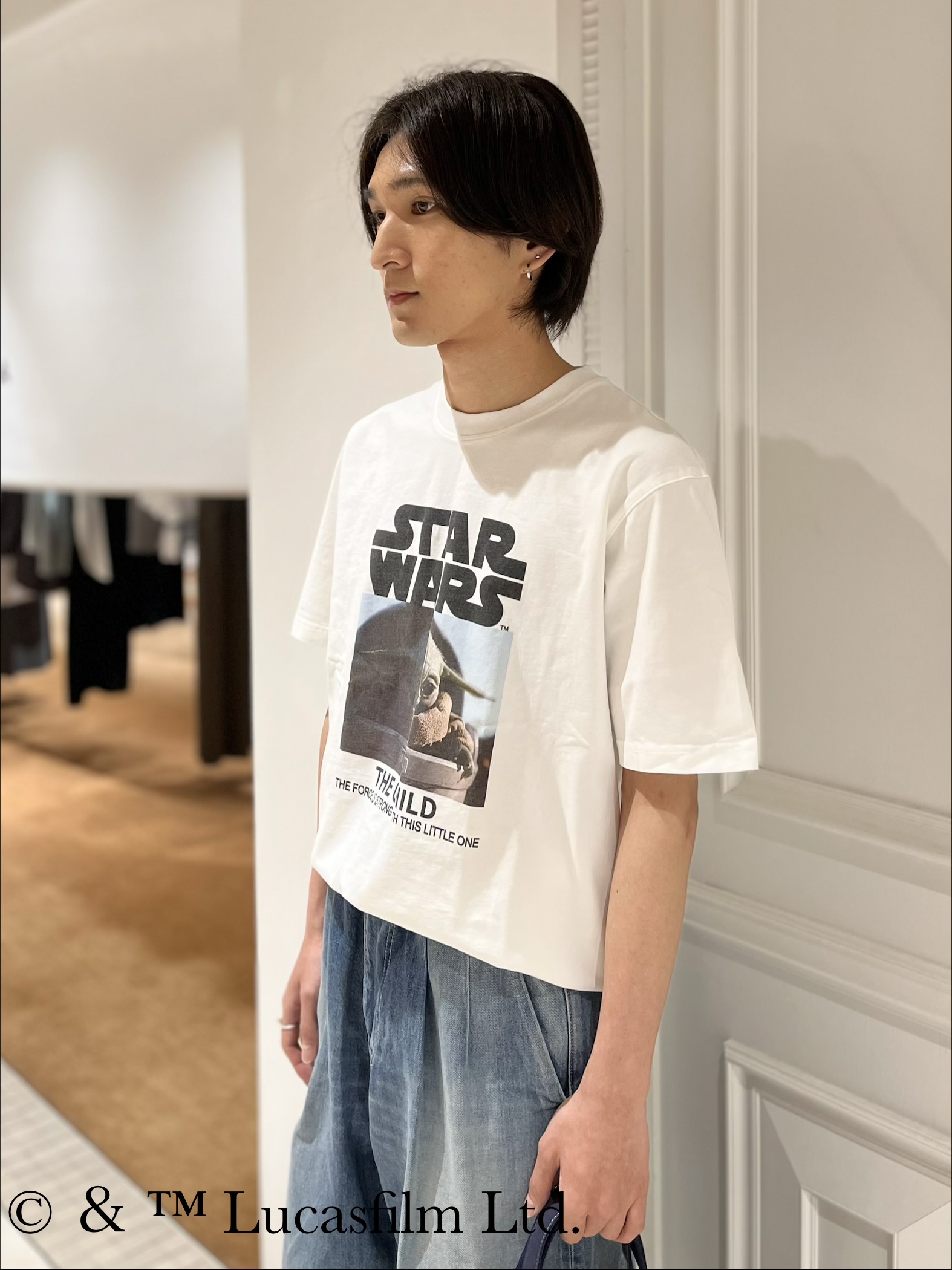 Watanabeさんの「DRESSTERIOR｜【接触冷感】STAR WARS カプセルグローグTシャツ」を使ったコーディネート