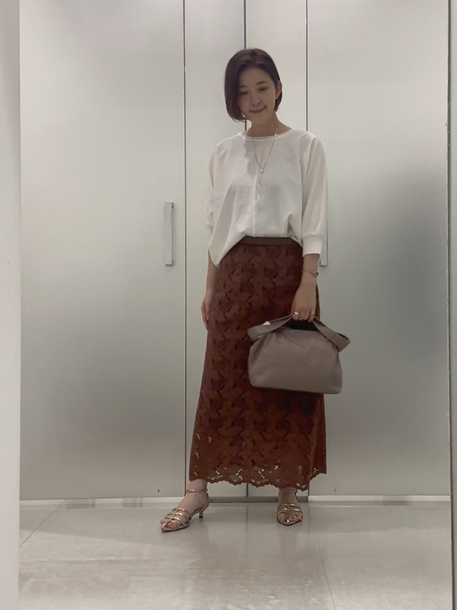まどかさんの「UNTITLED｜【吸水速乾/UVカット】ドルマンスリーブブラウス」を使ったコーディネート