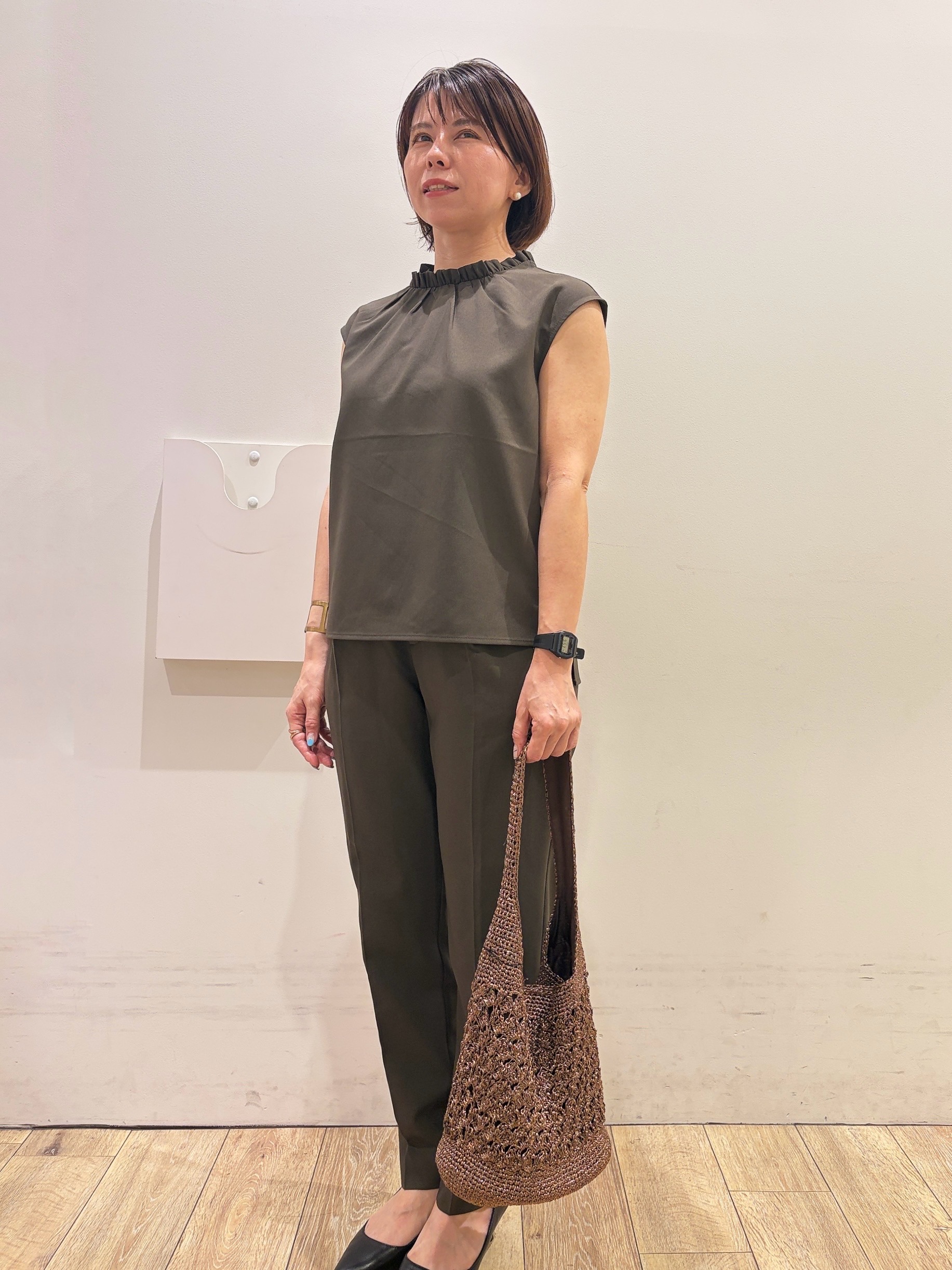 YUKOさんの「index｜クロスオーバルメタルリング」を使ったコーディネート
