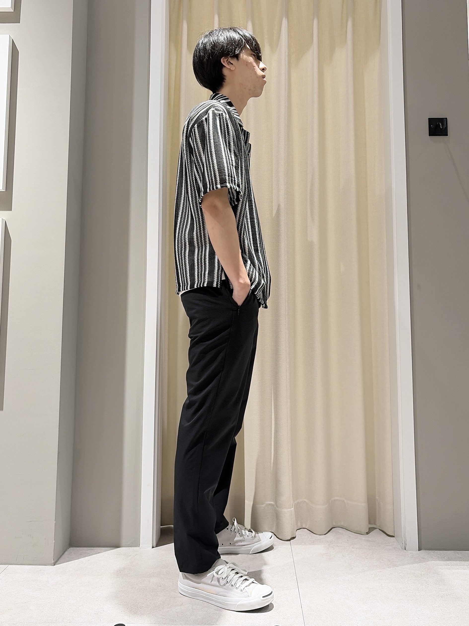 ryogoさんの「Dessin｜ストライプシャツ」を使ったコーディネート