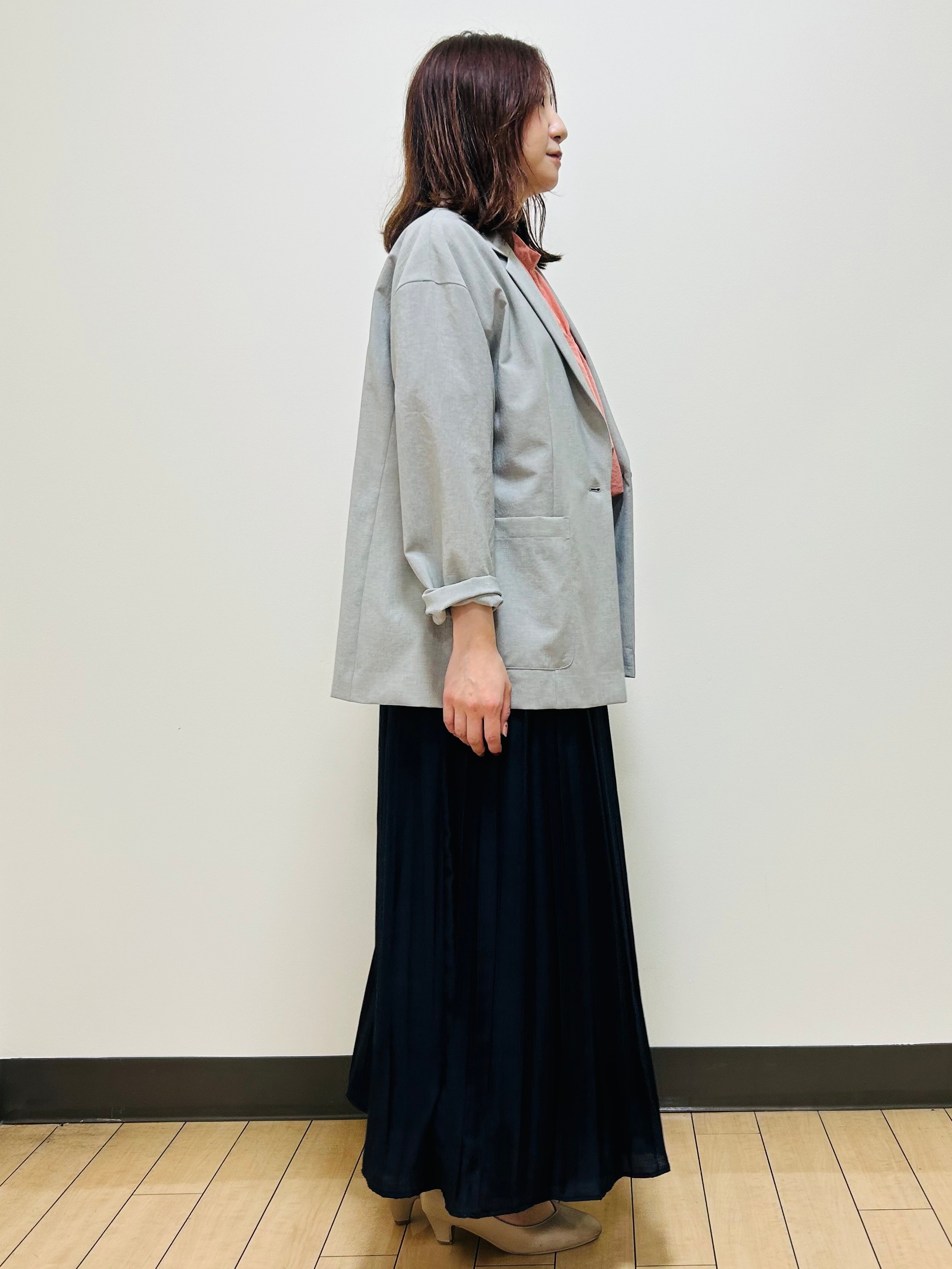 miiiさんの「Reflect｜【SS-4Lサイズ／接触冷感／シワになりにくい】リラクシーテーラードジャケット」を使ったコーディネート