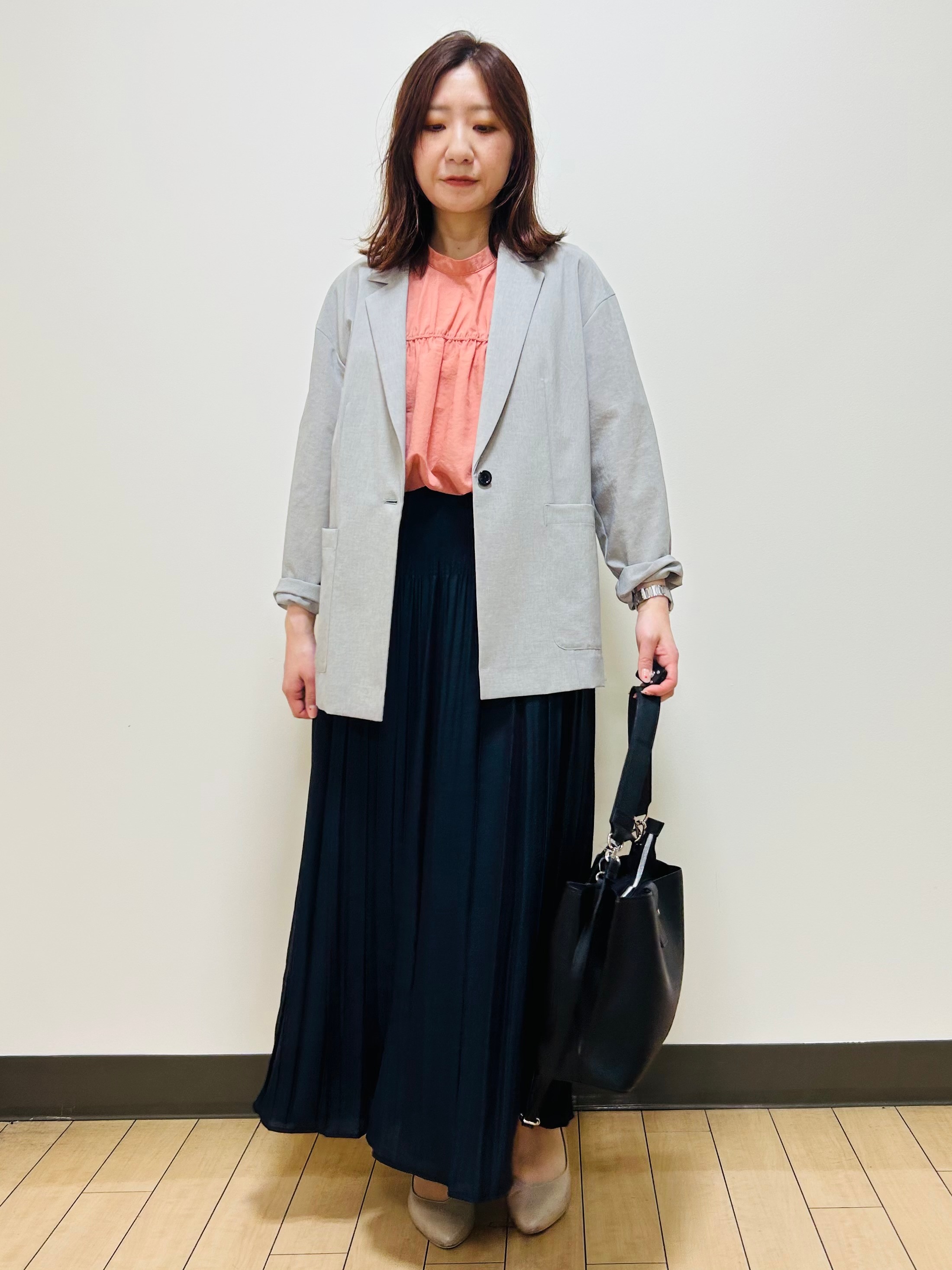 miiiさんの「Reflect｜【SS-4Lサイズ／接触冷感／シワになりにくい】リラクシーテーラードジャケット」を使ったコーディネート