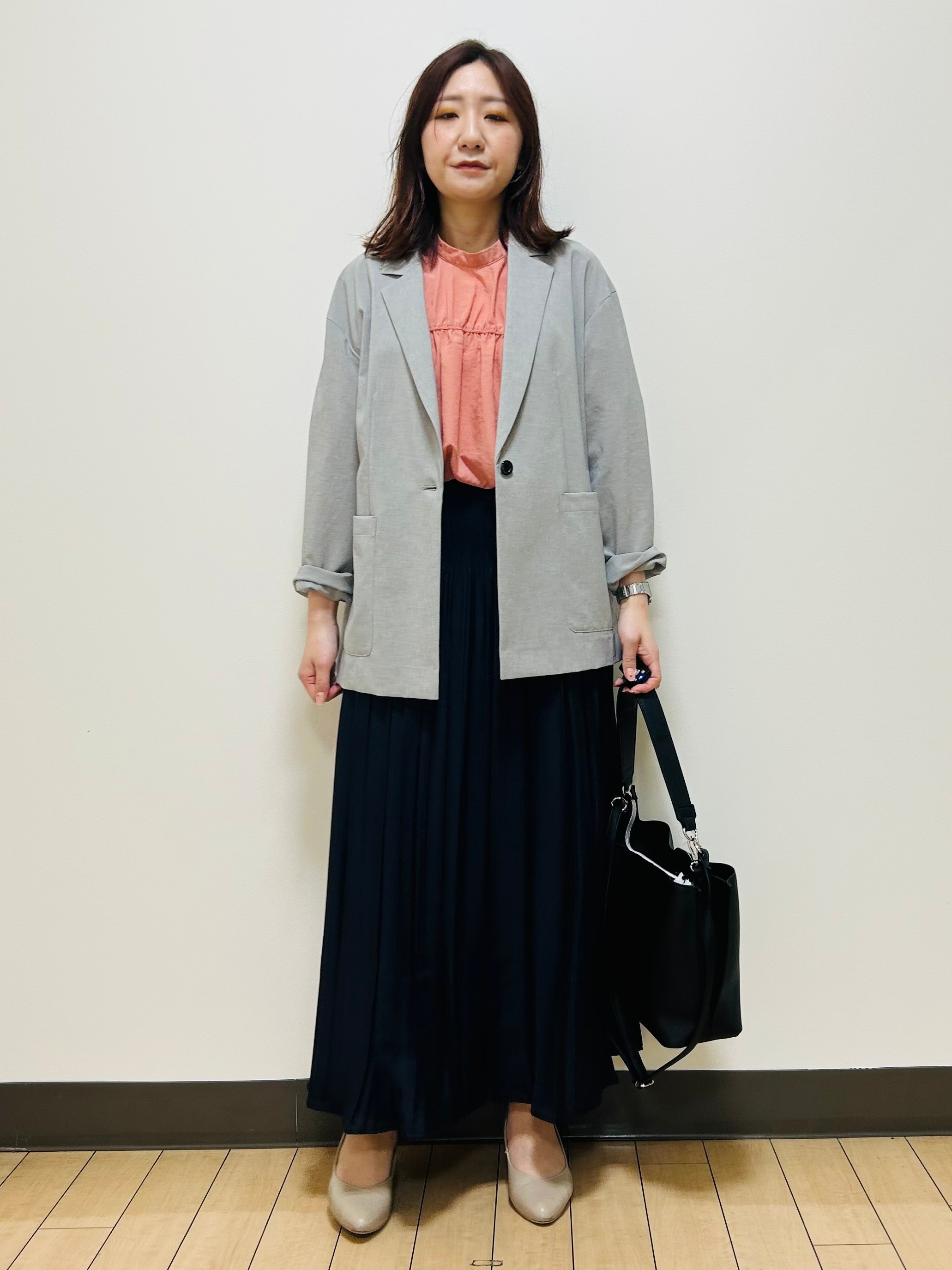 miiiさんの「Reflect｜【SS-4Lサイズ／接触冷感／シワになりにくい】リラクシーテーラードジャケット」を使ったコーディネート