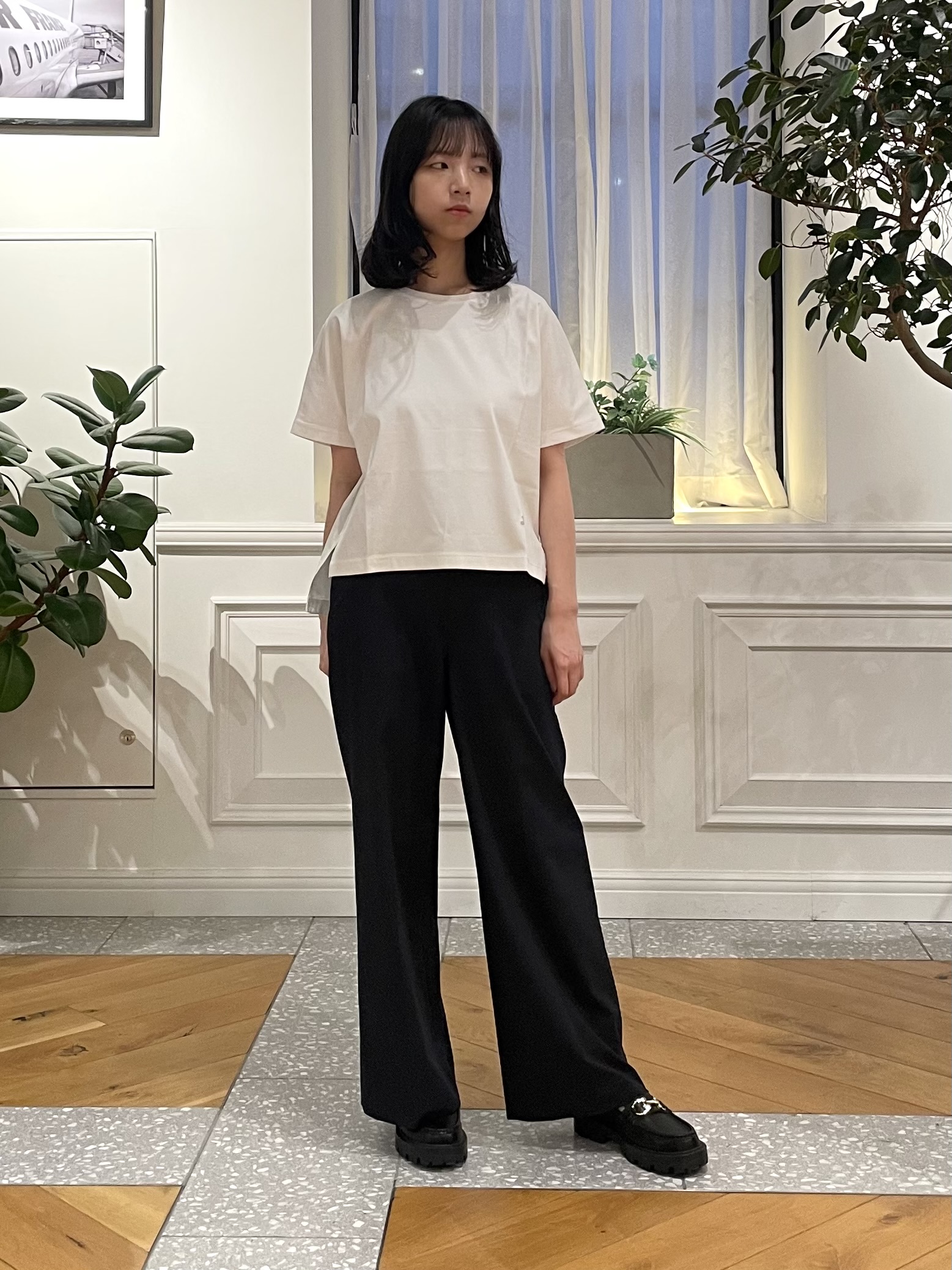 Lilyさんの「DRESSTERIOR｜【接触冷感/セットアップ可】 2WAYストレッチスリークオータージャケット」を使ったコーディネート