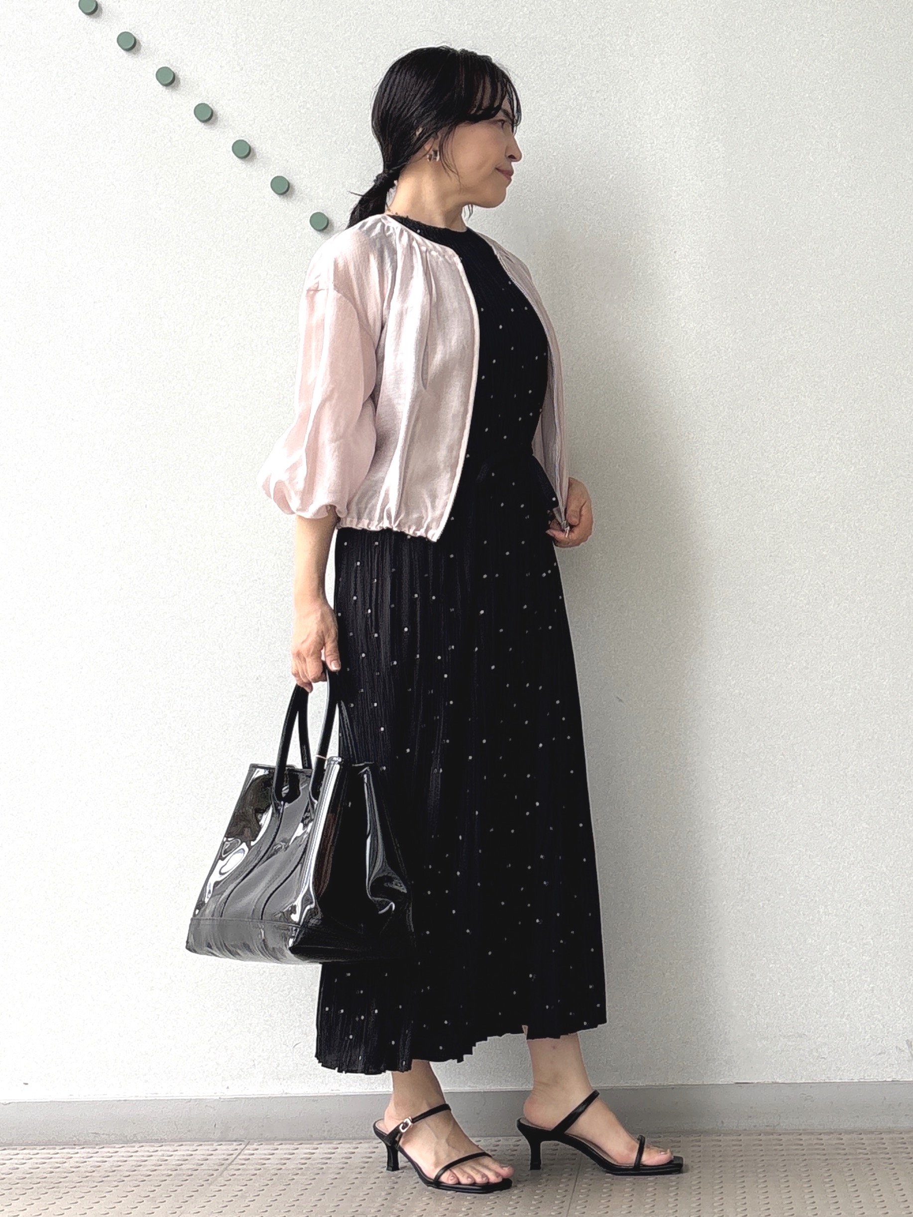 kawamuraさんの「DRESSTERIOR｜ウォッシャブル シアーショートブルゾン」を使ったコーディネート