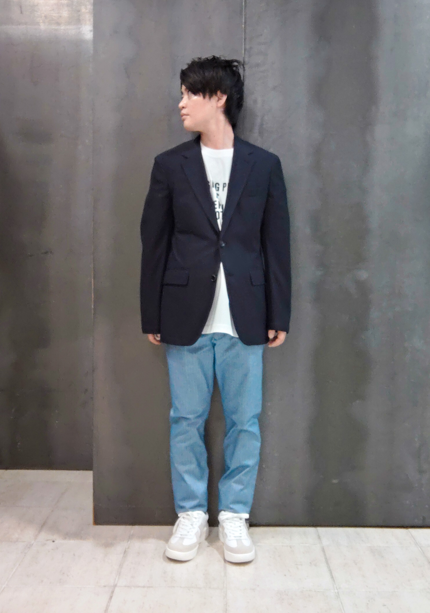 shiominさんの「TAKEO KIKUCHI｜【抗菌防臭】CALCULO（R）ジャージ ジャケット」を使ったコーディネート