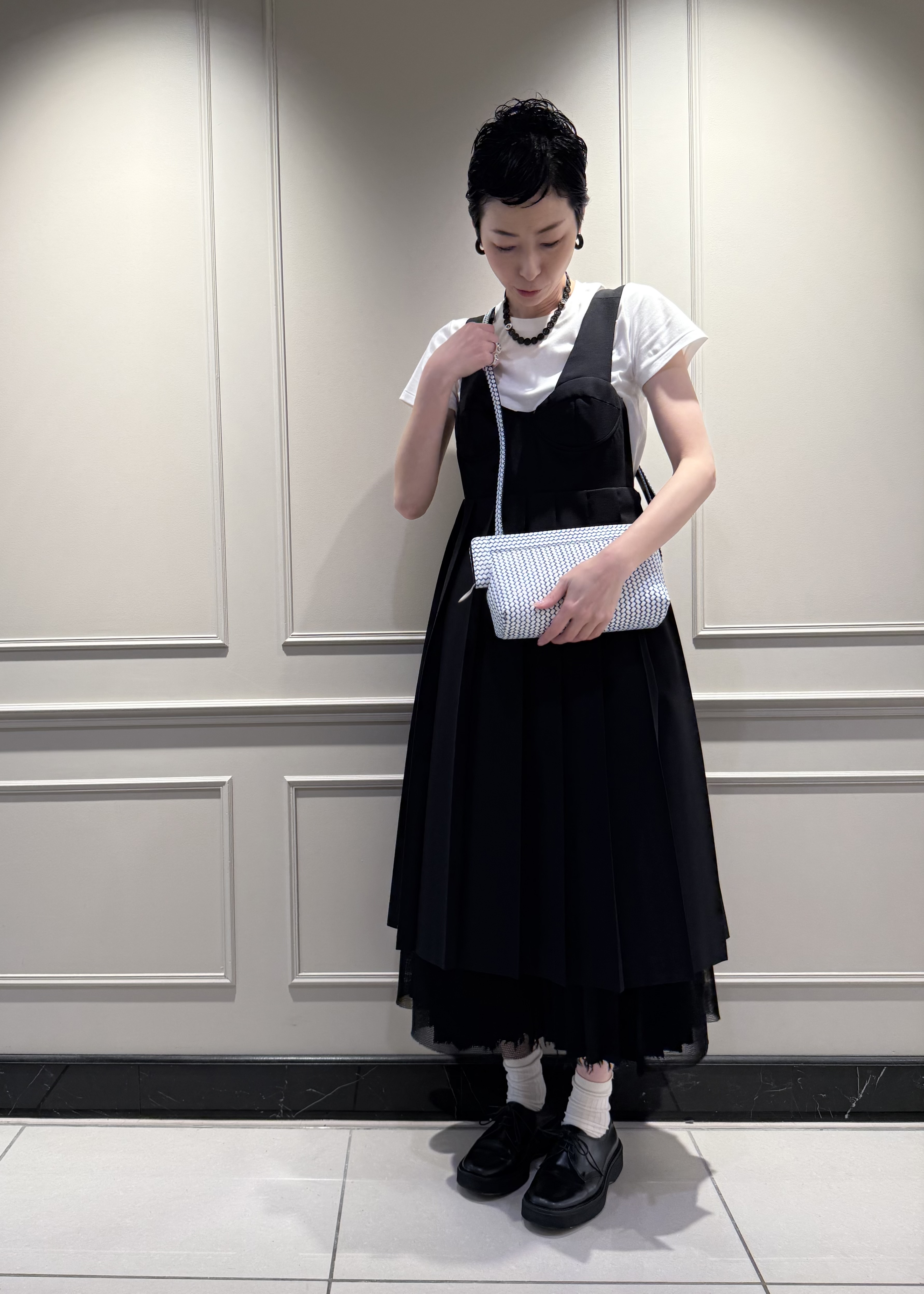 Kさんの「HIROKO HAYASHI｜OTTICA（オッティカ）ショルダーバッグ」を使ったコーディネート