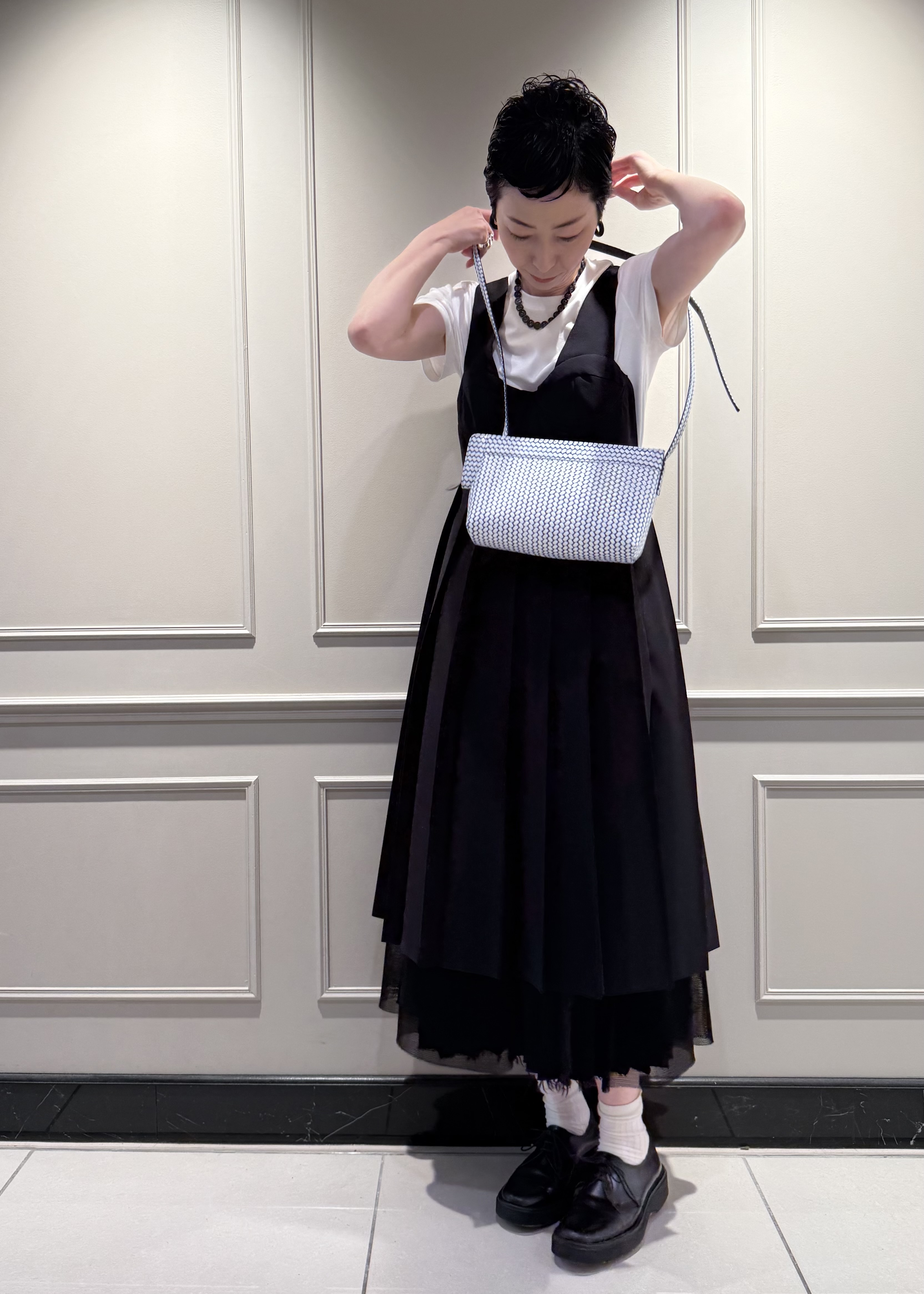 Kさんの「HIROKO HAYASHI｜OTTICA（オッティカ）ショルダーバッグ」を使ったコーディネート