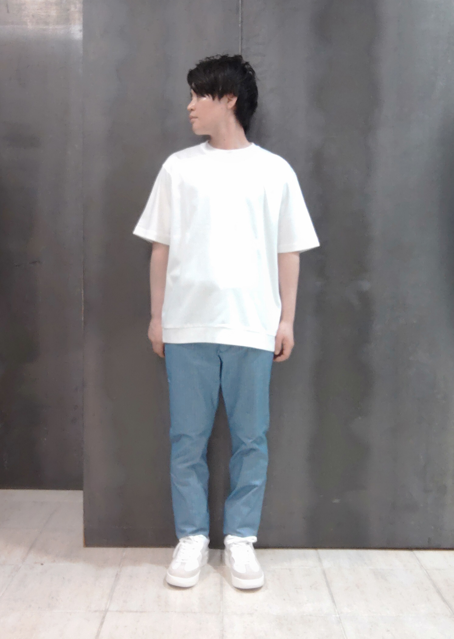 shiominさんの「TAKEO KIKUCHI｜リップル小花シャツ」を使ったコーディネート