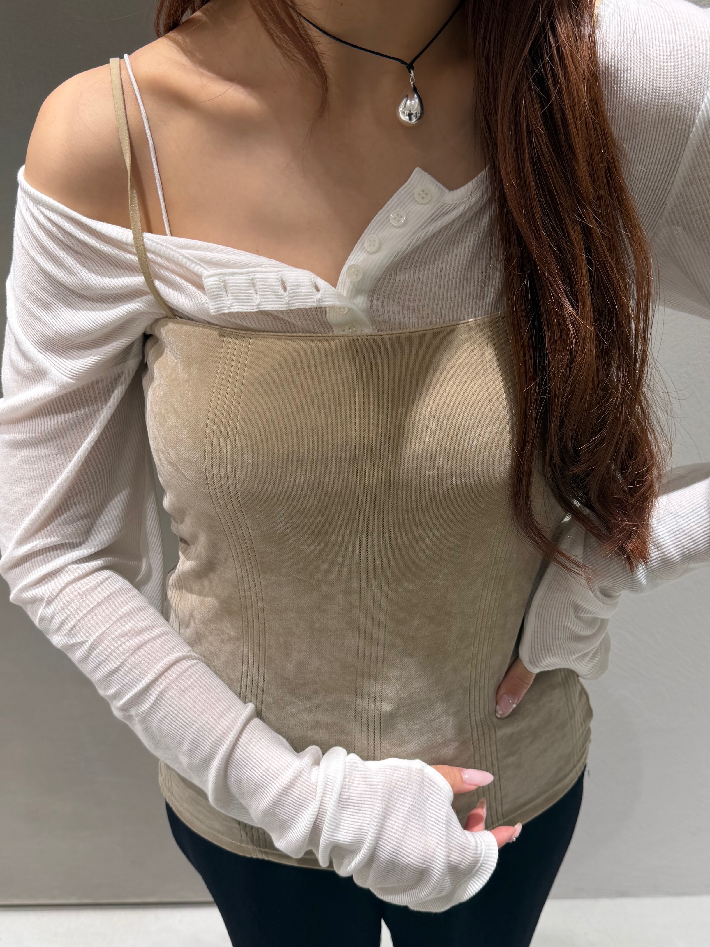 kanamiさんの「CODE A｜【Cup-in】Robert P． Miller｜Flocky bustier」を使ったコーディネート