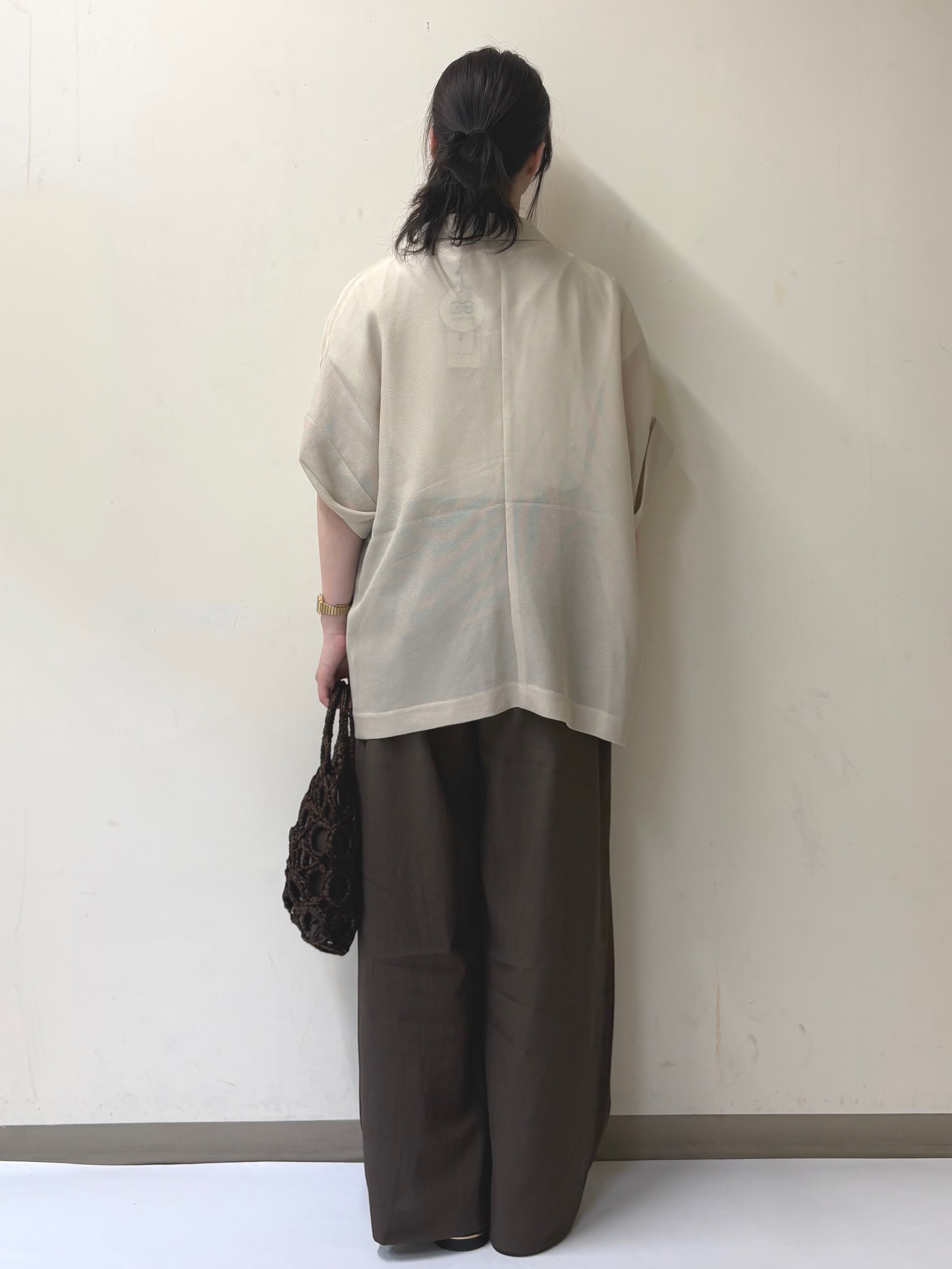 幕田里咲さんの「OPAQUE.CLIP｜メッシュテーラードジャケット【洗濯機OK】」を使ったコーディネート