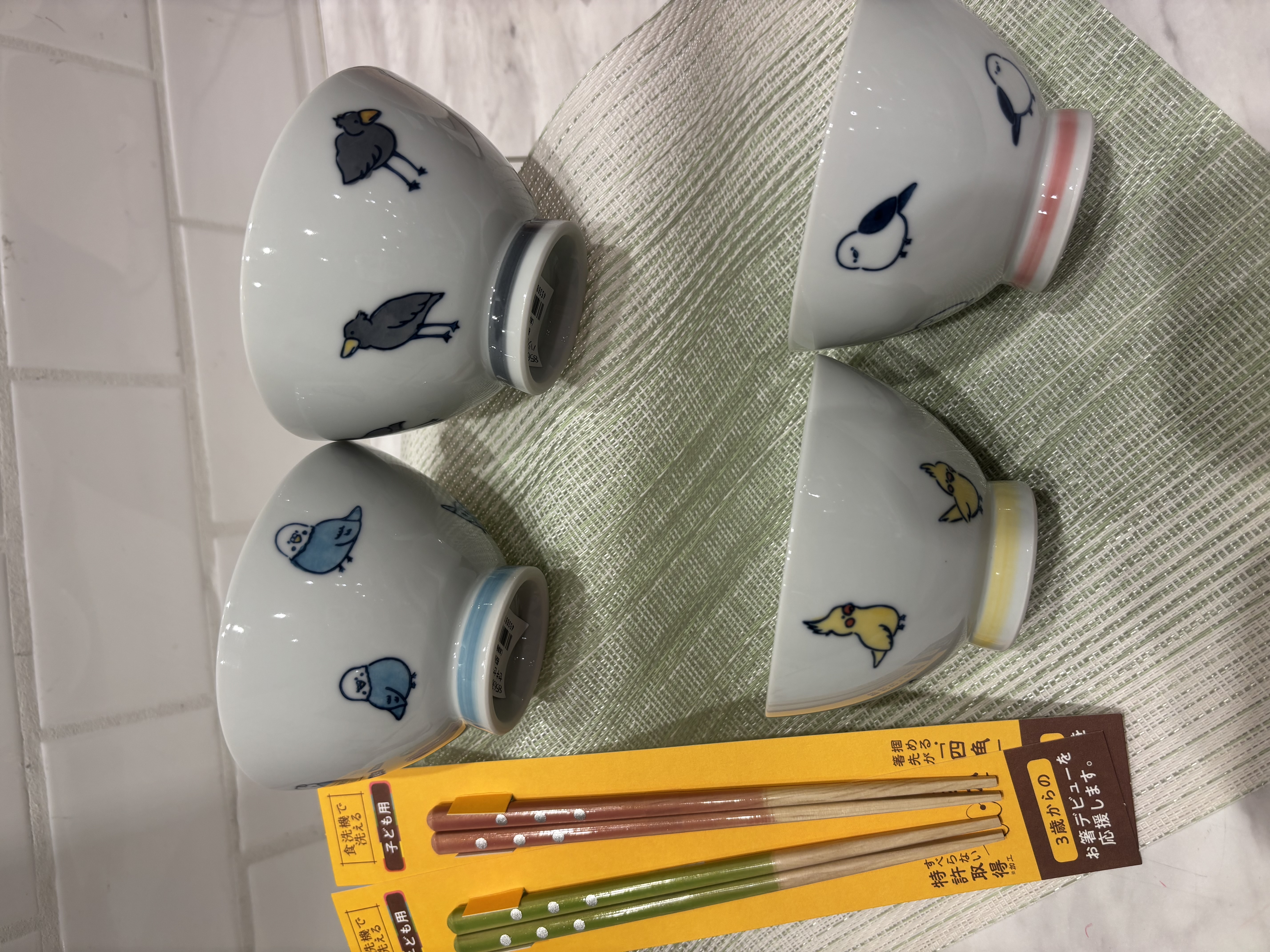 iteさんの「212 KITCHEN STORE｜corottori 飯碗 セキセイインコ 青」を使ったコーディネート