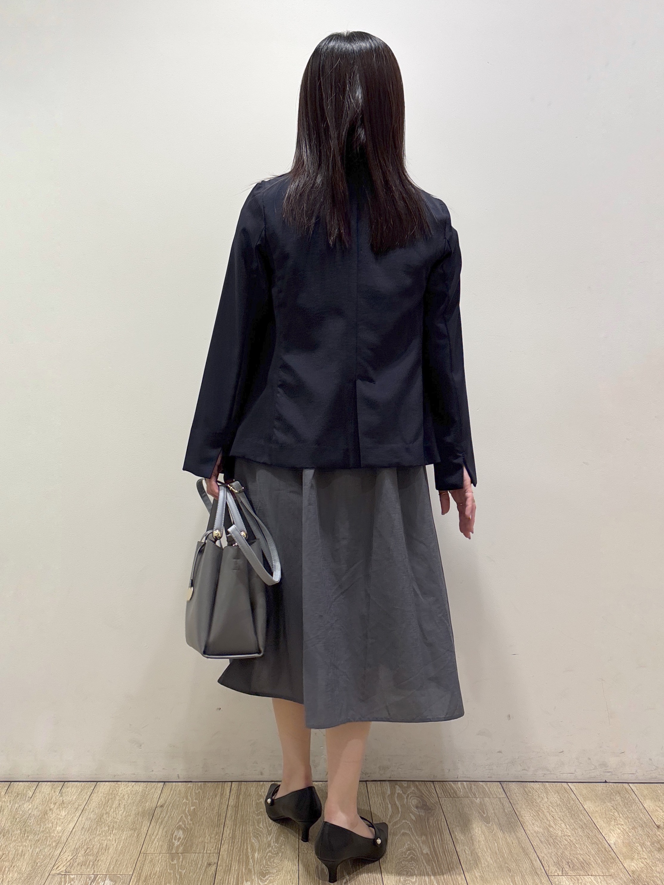 mameさんの「index｜《再入荷》ダブルブレストテーラードジャケット【接触冷感／吸水速乾／イージーアイロン／防シワ／洗濯機O」を使ったコーディネート