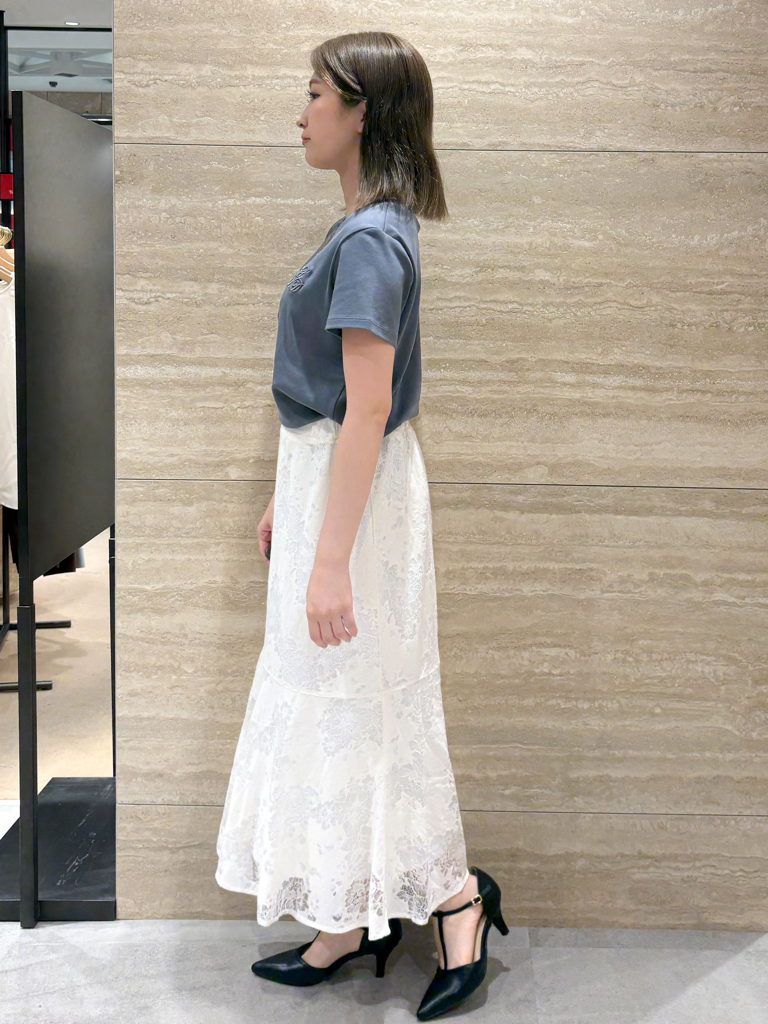 ふうかさんの「index｜【接触冷感】エンブレムロゴ刺繍Tシャツ《UVケア／洗濯機OK》」を使ったコーディネート