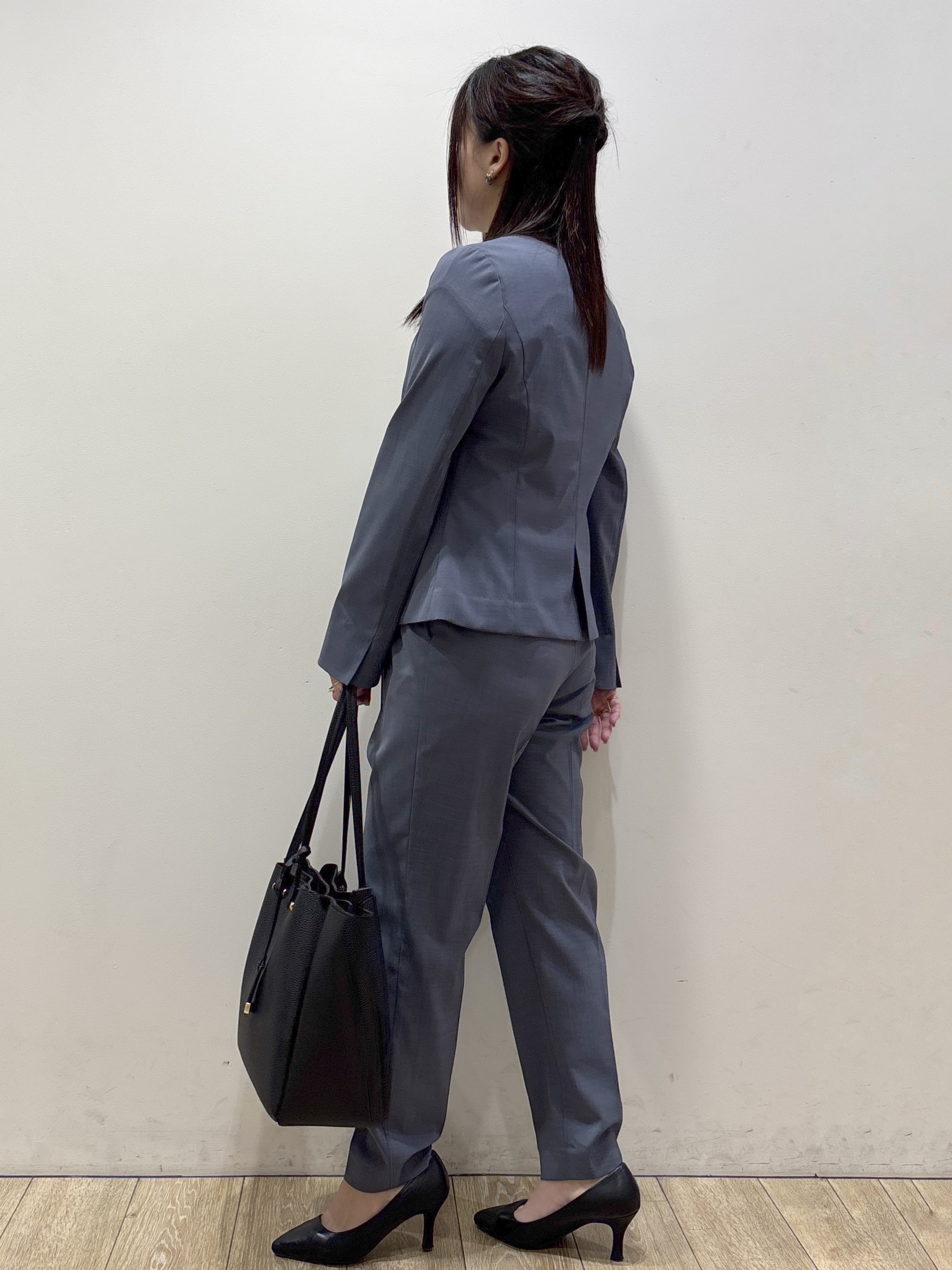mameさんの「index｜【接触冷感／吸水速乾】セットアップ対応ストレッチテーラードジャケット《イージーアイロン／洗濯機OK／」を使ったコーディネート