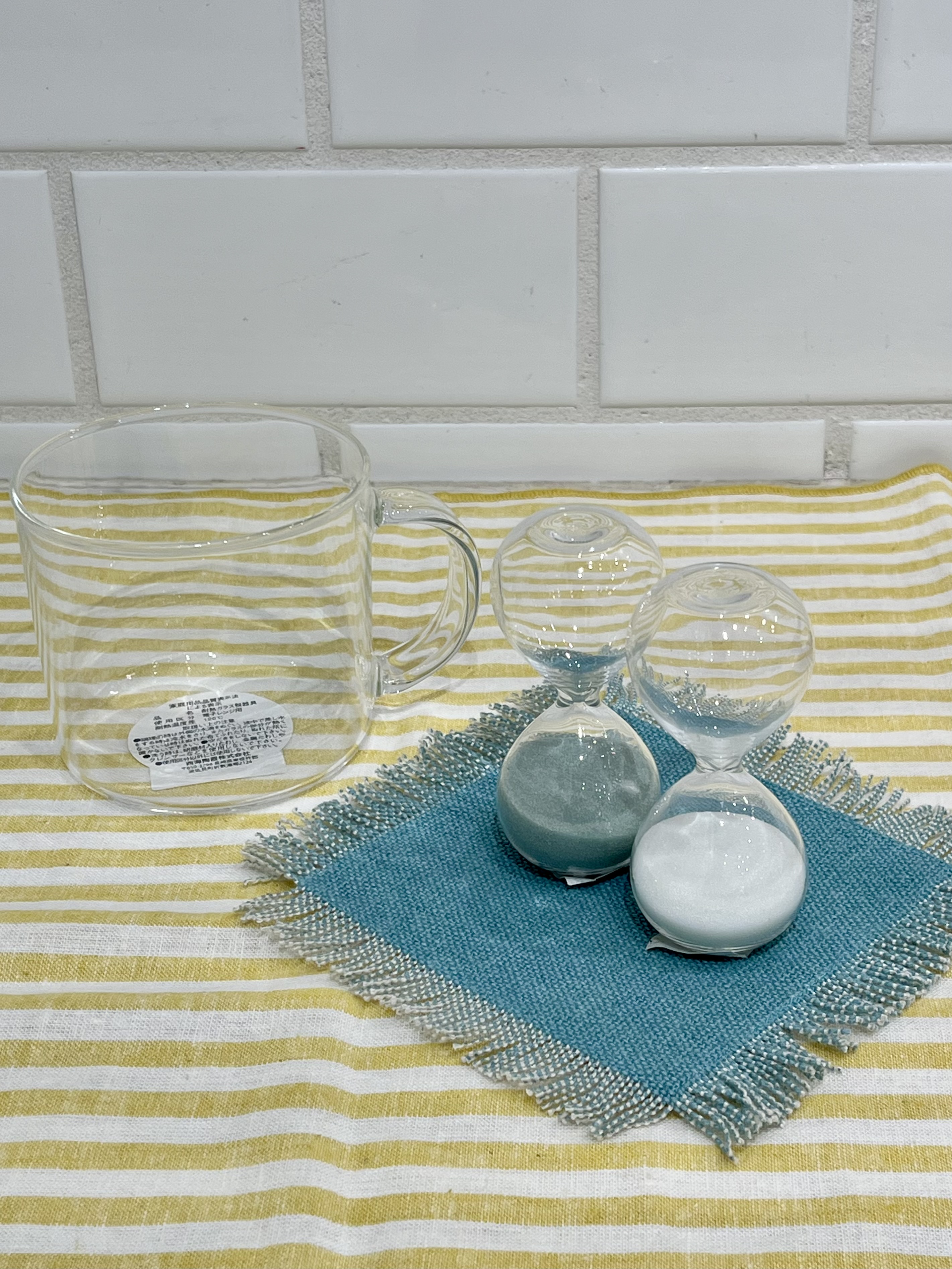yuiさんの「212 KITCHEN STORE｜ブロックストライプ リネンコットン キッチンクロス L 45x60cm LM ＜212Kオリジナル 」を使ったコーディネート