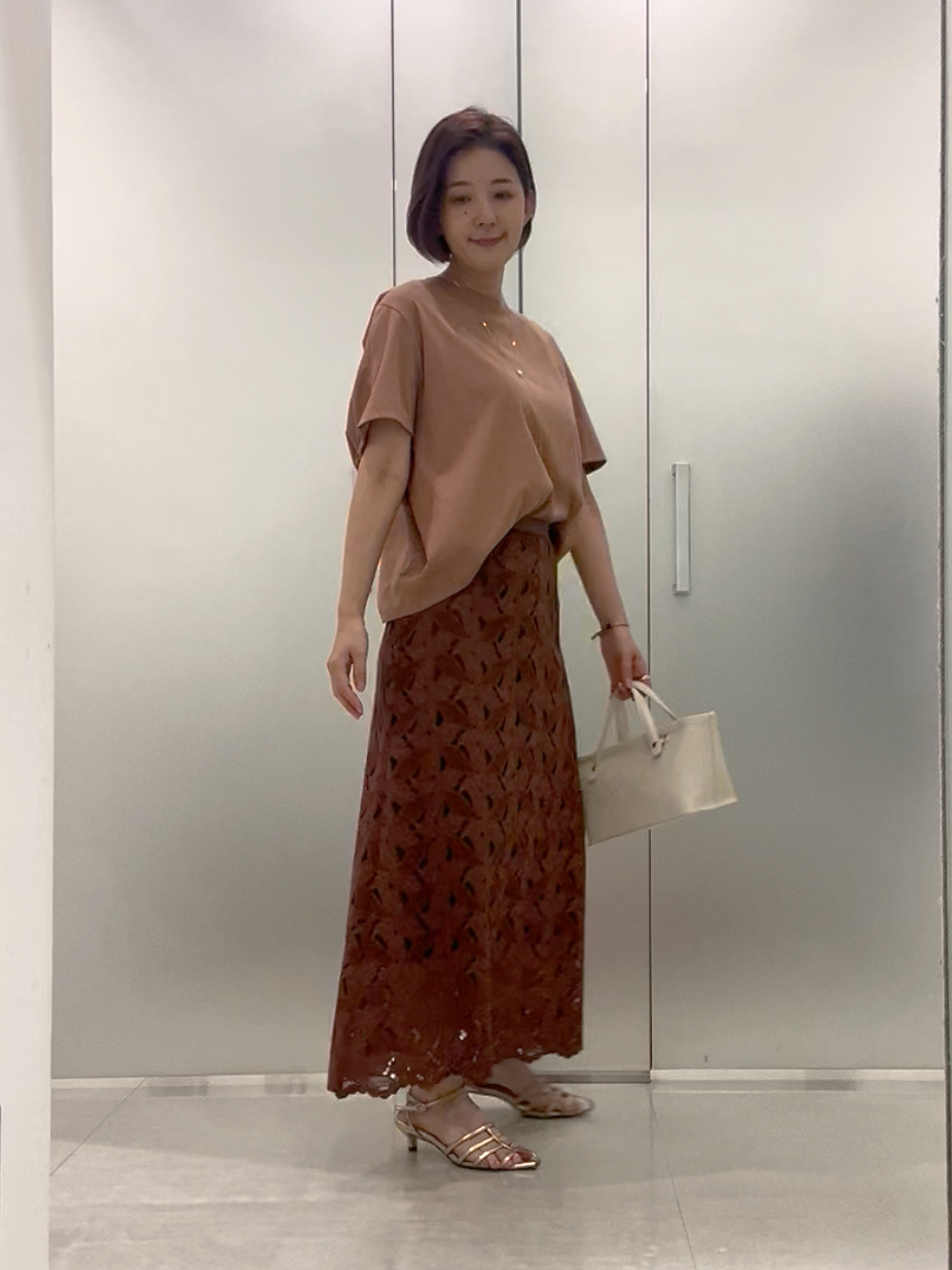 まどかさんの「UNTITLED｜【汗染み防止/コットン100】ドルマンプルオーバー」を使ったコーディネート