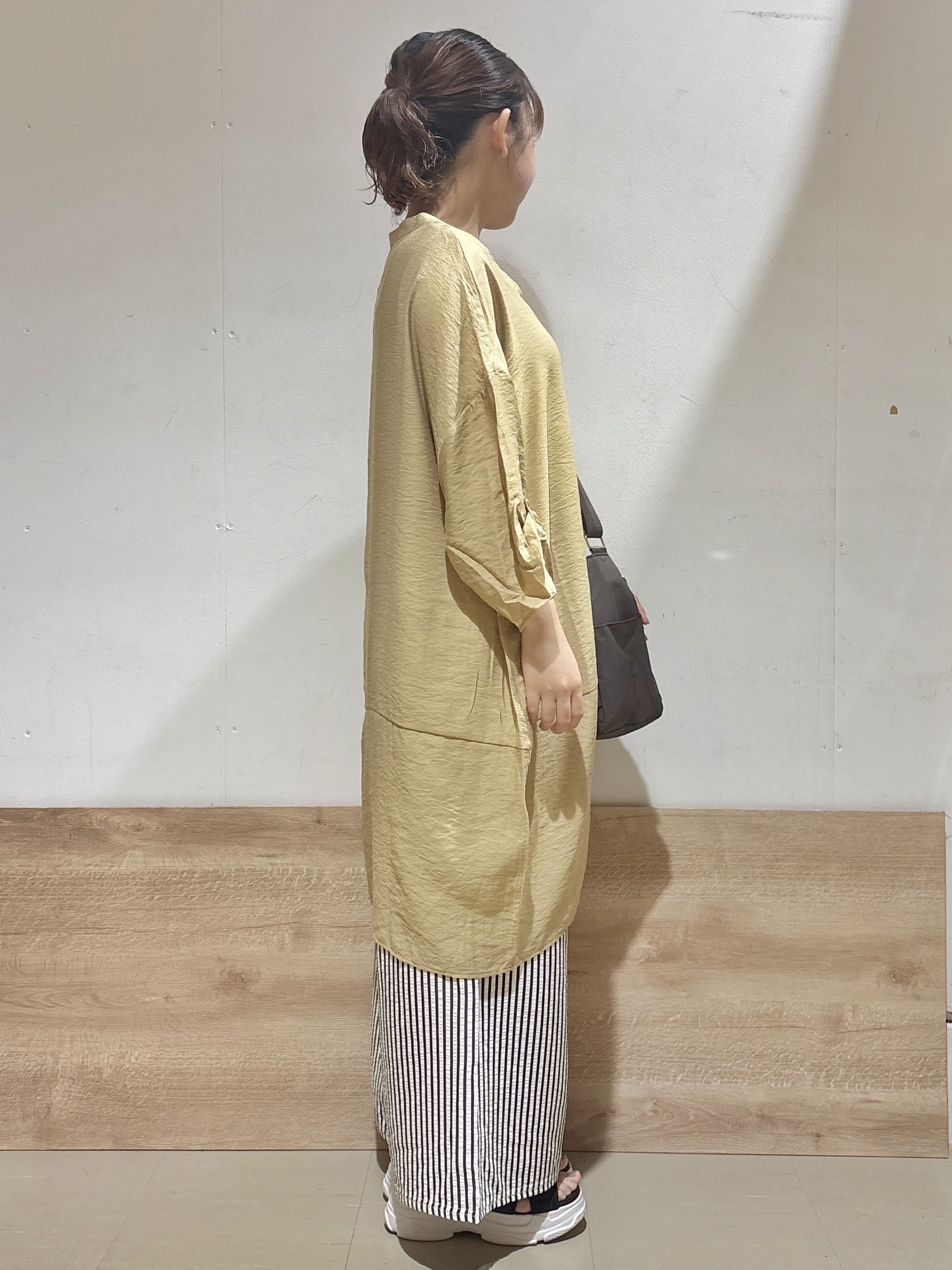 るねさんの「SHOO･LA･RUE｜【ひんやり/S-LL/洗濯機可】体型カバーにも ゆるっとリラックスチュニック」を使ったコーディネート