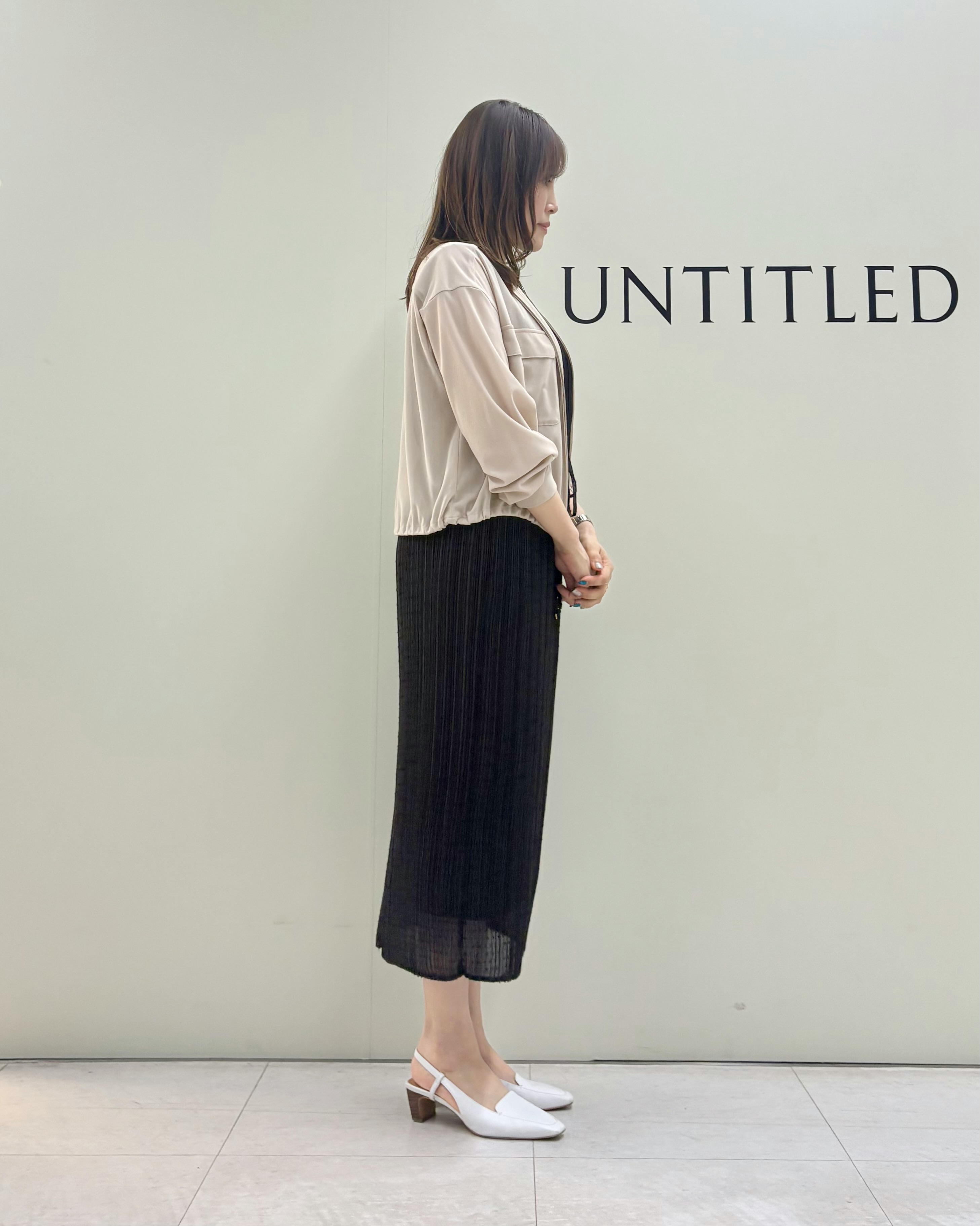Sakaiさんの「UNTITLED｜【古畑星夏さん着用/洗える】シアーブルゾン」を使ったコーディネート