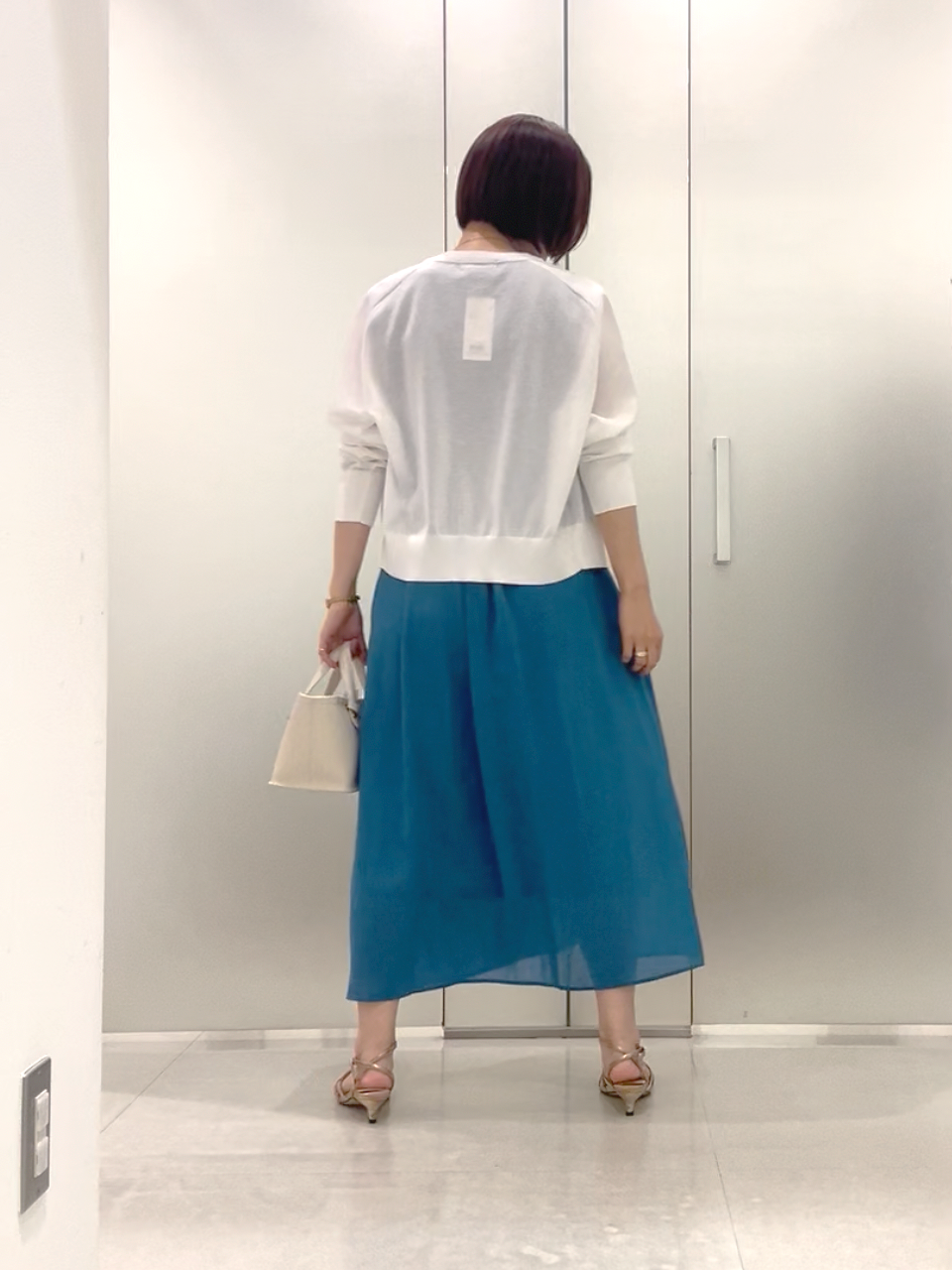 まどかさんの「UNTITLED｜【アンサンブル可/日除け・冷房対策】シアーレーヨンZIPカーディガン」を使ったコーディネート