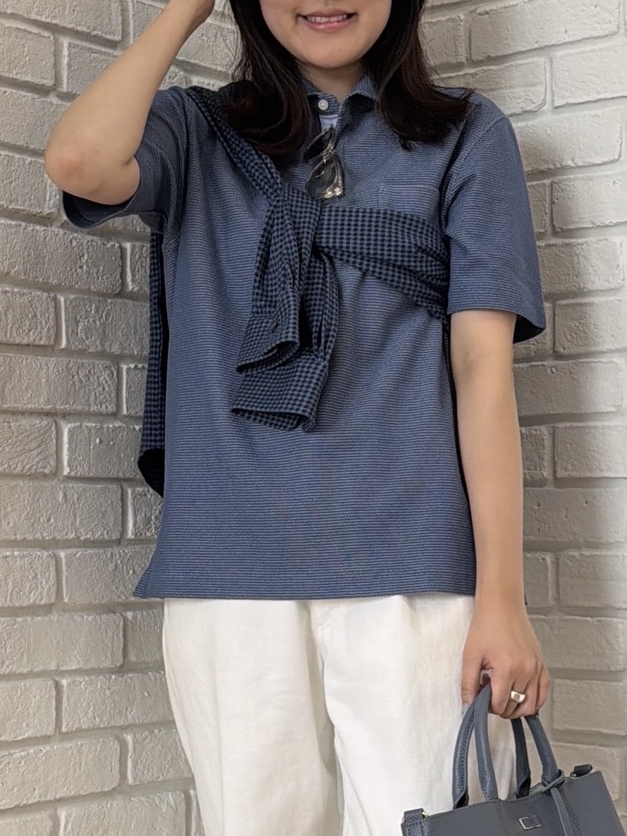 Akutagawaさんの「TAKEO KIKUCHI｜【抗菌防臭】ステイフレッシュ ポロシャツ」を使ったコーディネート