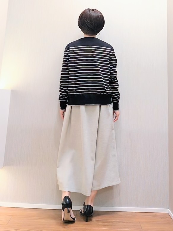 ミズタさんの「UNTITLED｜【UV/接触冷感/遮熱/通気性】スラブバンドカラーワンピース」を使ったコーディネート