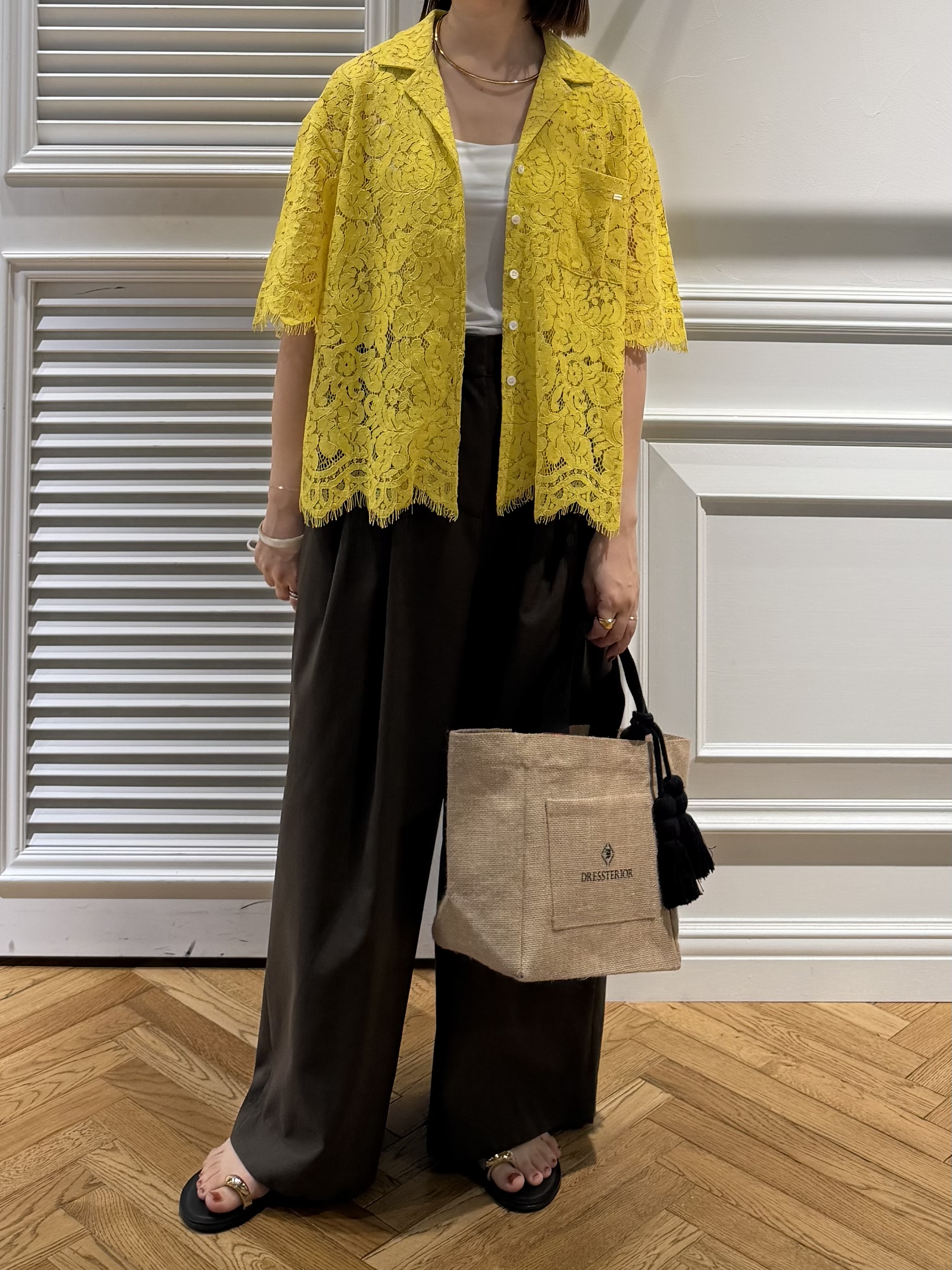 つじ まこさんの「DRESSTERIOR｜コードレースブラウス」を使ったコーディネート