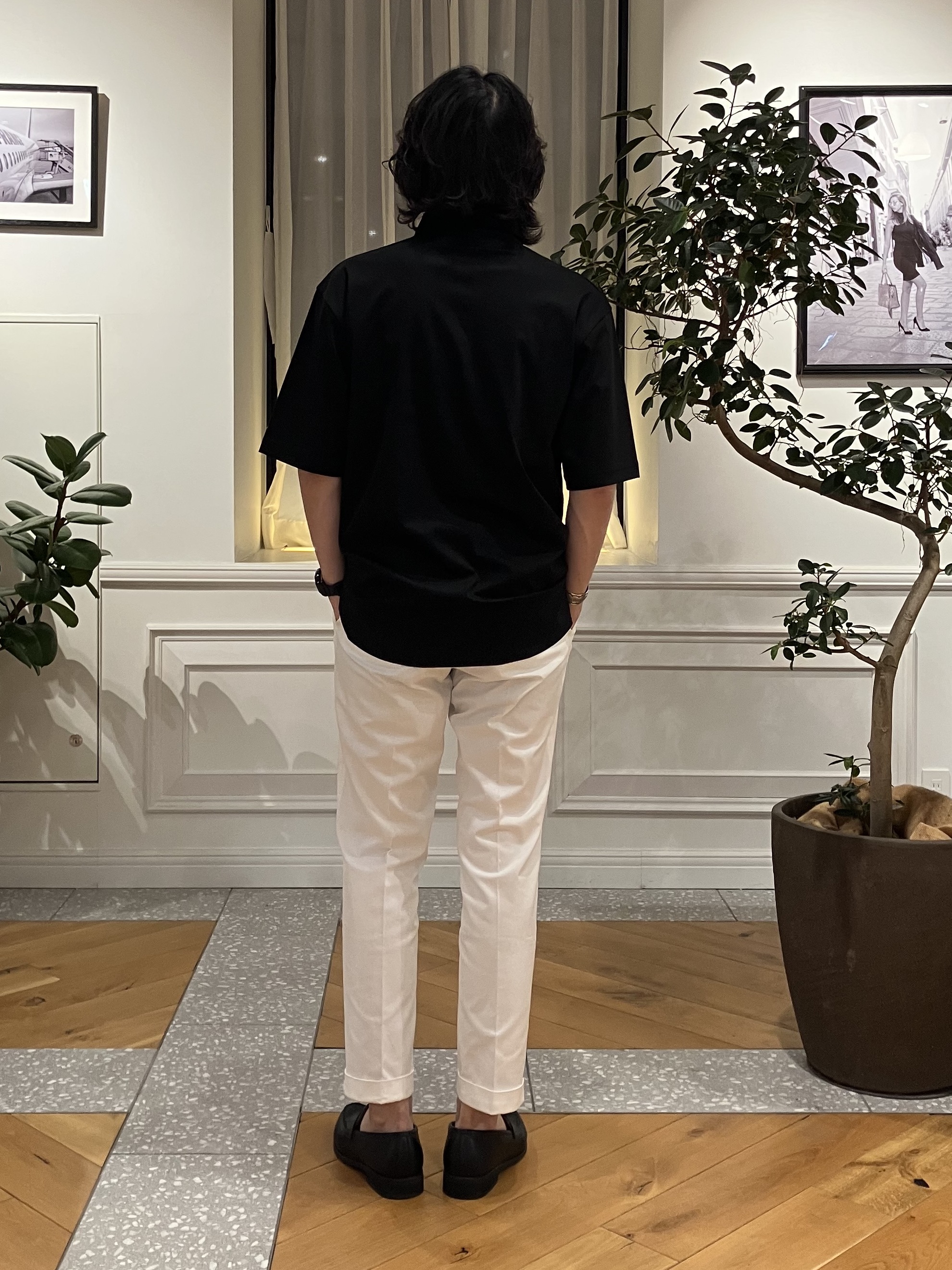 junyaさんの「DRESSTERIOR｜【接触冷感/抗菌防臭/消臭/Safari5月号掲載】ICE CLEAR COTTON オーバーフィッ」を使ったコーディネート