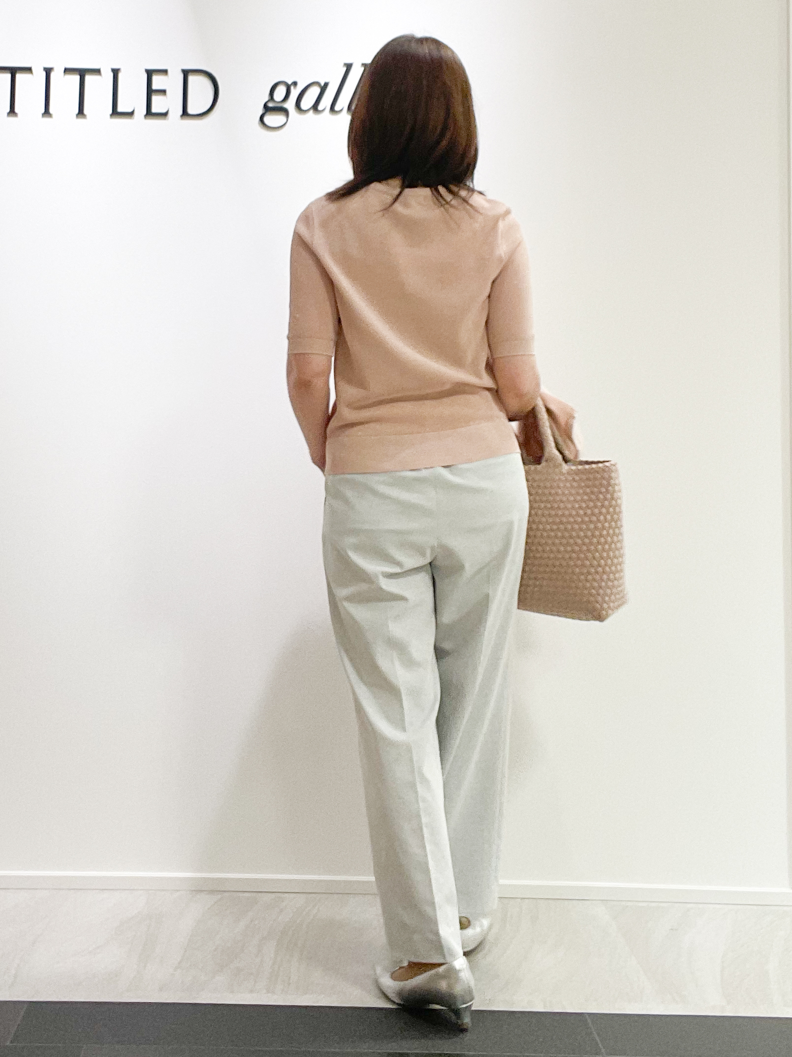 めいさんの「UNTITLED｜【アンサンブル可】ラメ混クルーネックプルオーバー」を使ったコーディネート