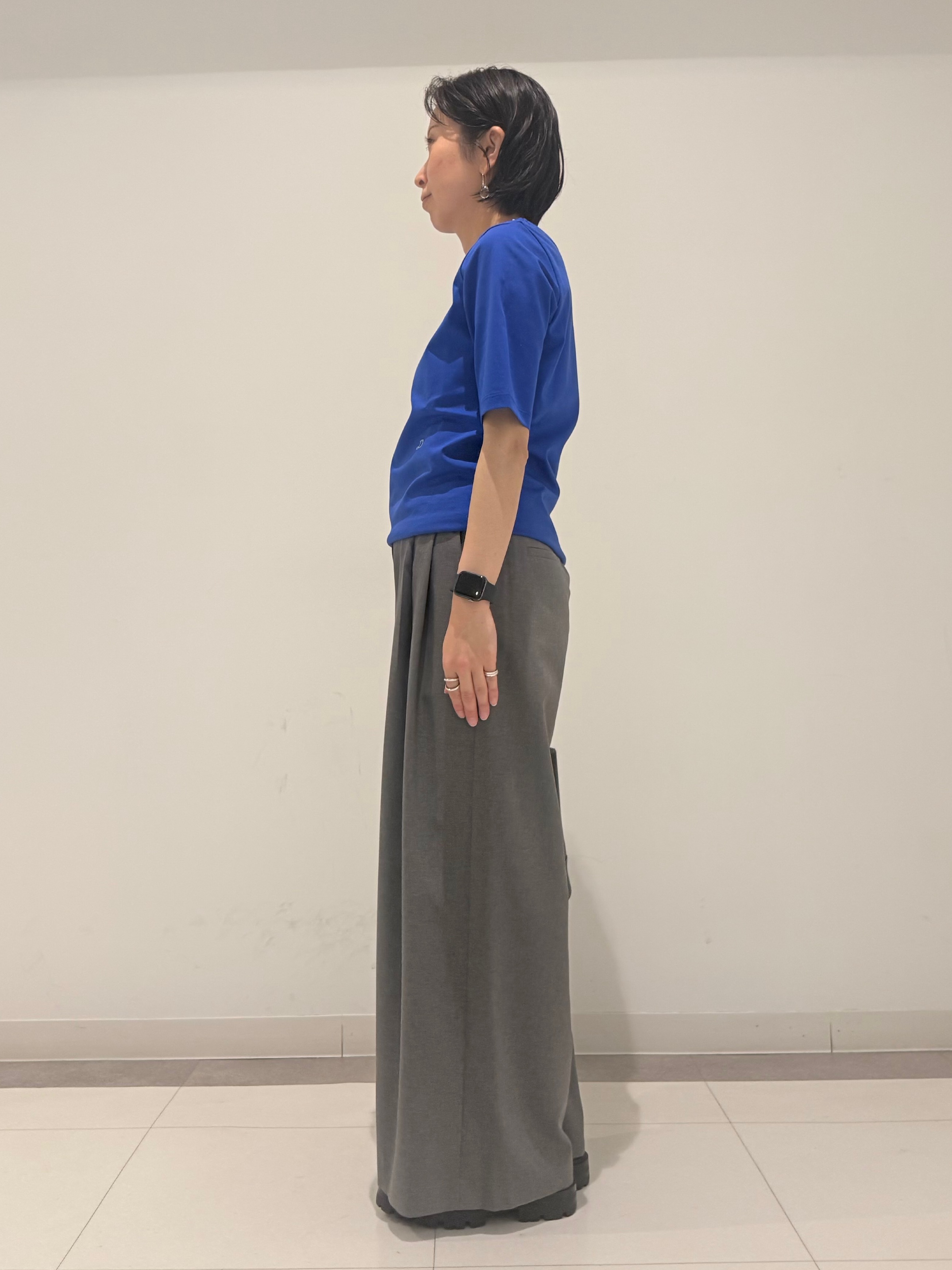 MIYAKAWAさんの「DRESSTERIOR｜【接触冷感/UVカット/抗菌防臭/しわ防止】クールデオドラント スクエアネックプルオーバー」を使ったコーディネート
