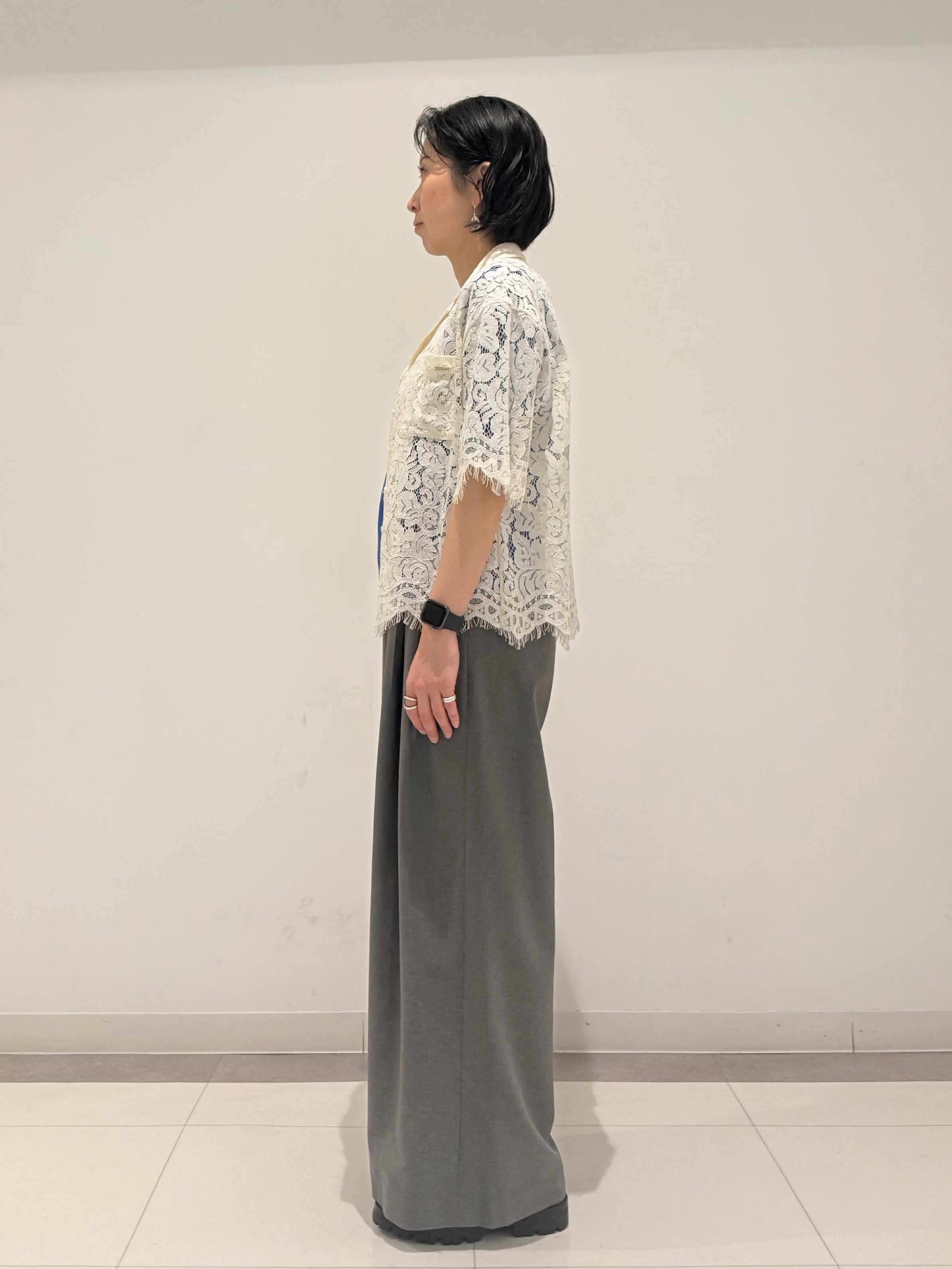 MIYAKAWAさんの「DRESSTERIOR｜コードレースブラウス」を使ったコーディネート