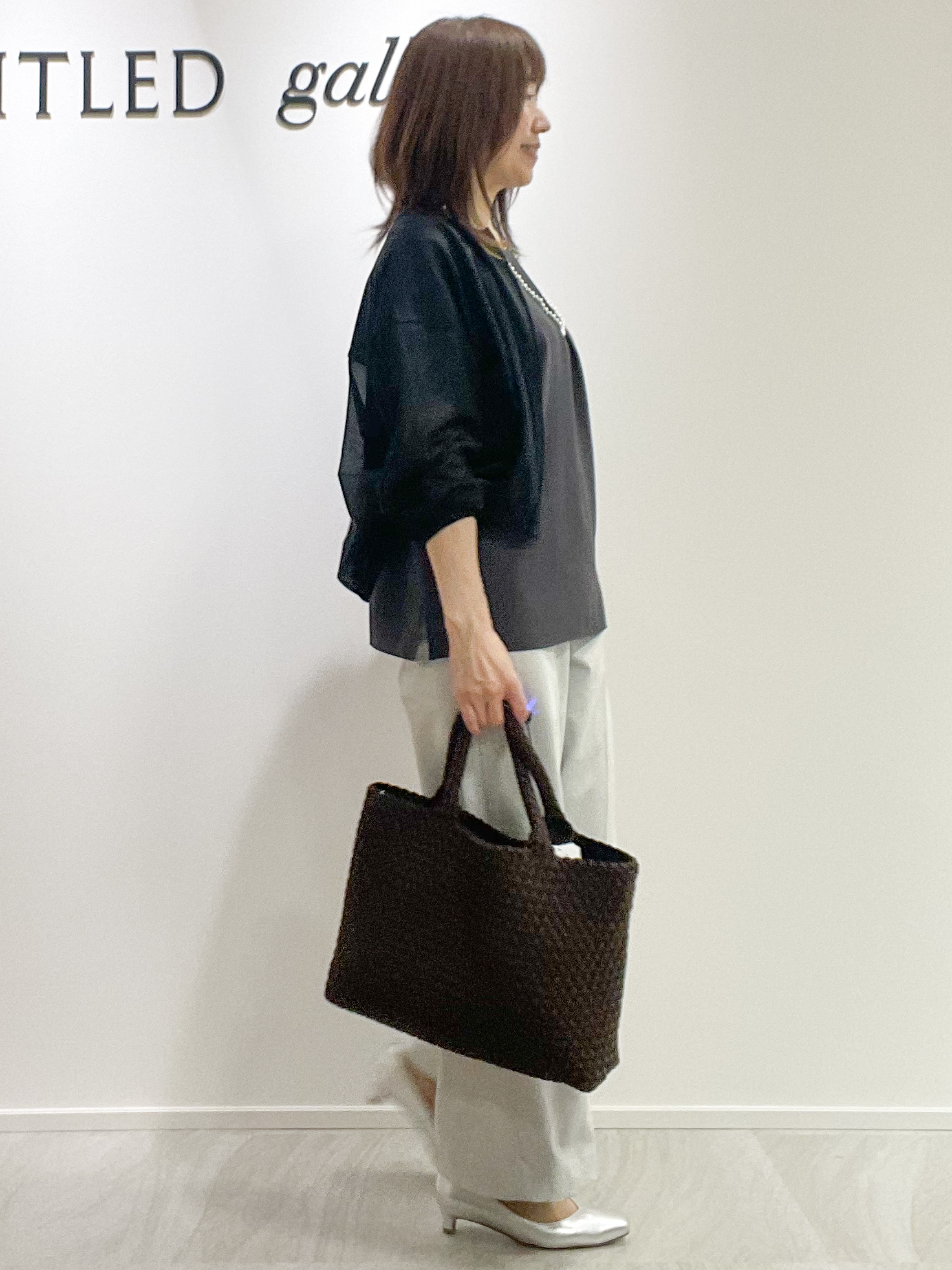 めいさんの「UNTITLED｜トリコットシアーブラウス」を使ったコーディネート