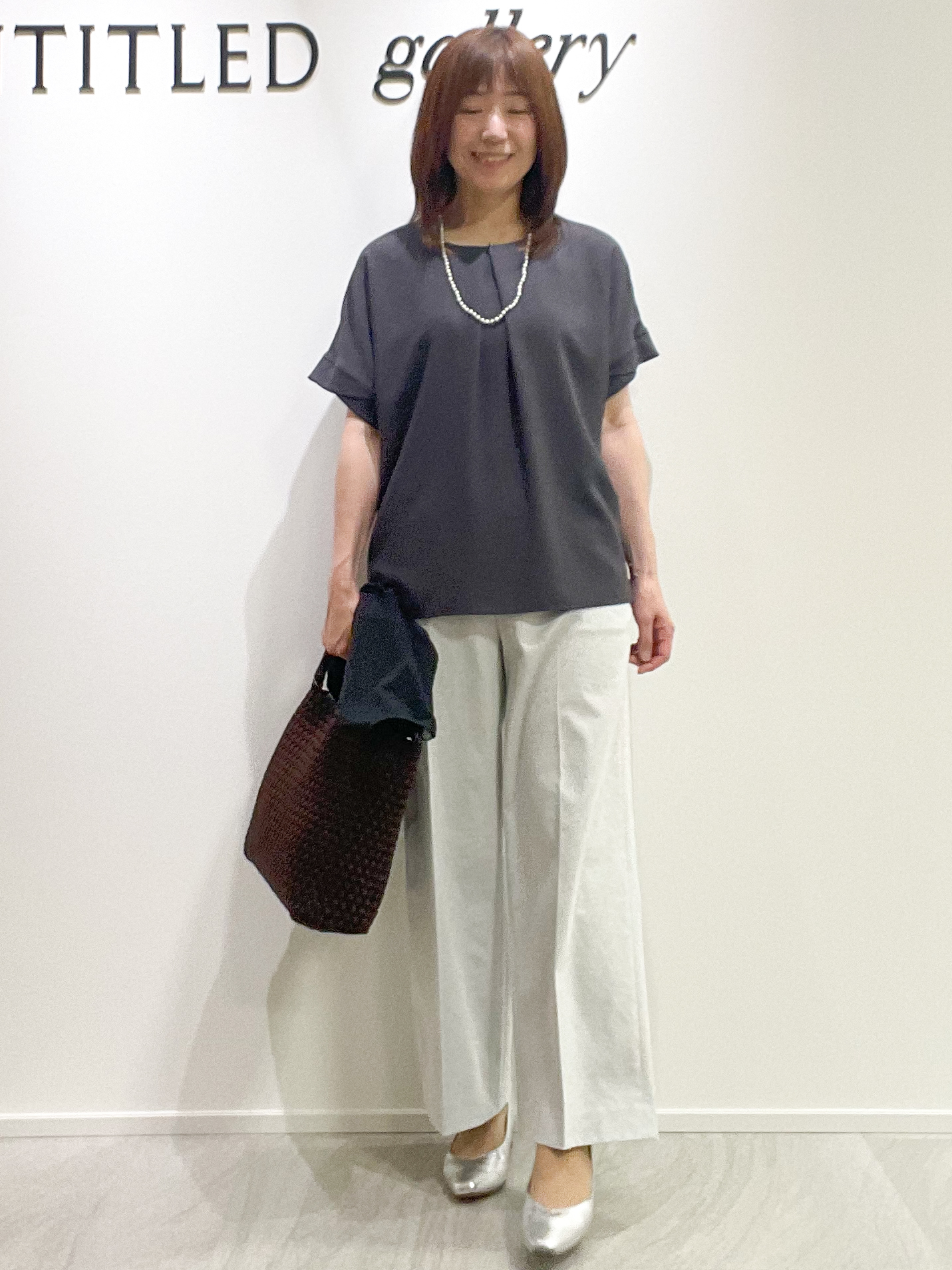 めいさんの「UNTITLED｜トリコットシアーブラウス」を使ったコーディネート