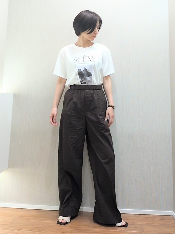 ミズタさんの「UNTITLED｜【古畑星夏さん着用/接触冷感】ドライタッチシャツ」を使ったコーディネート