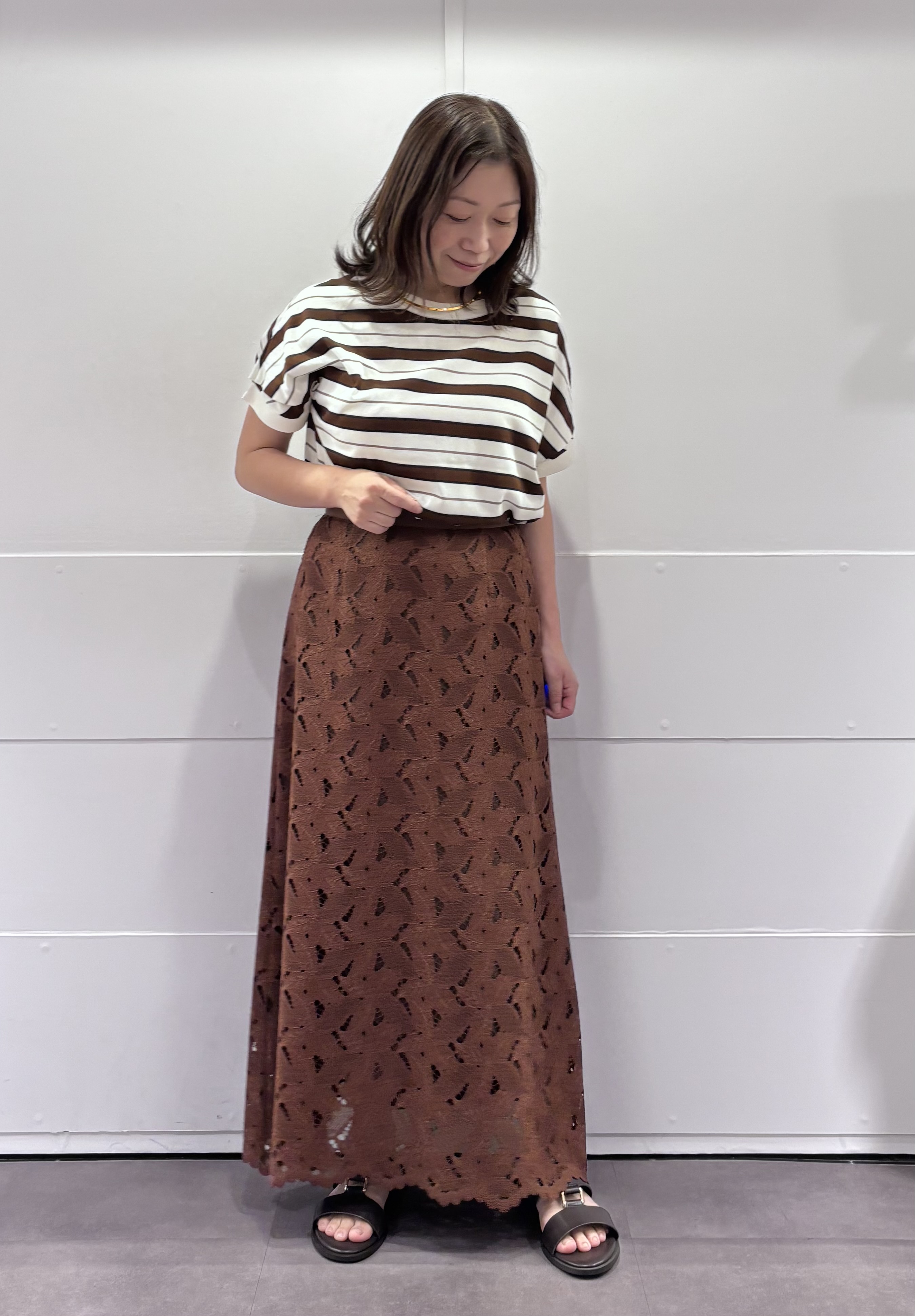 TOKOさんの「UNTITLED｜【前後2WAY】ドライタッチコットンプルオーバー」を使ったコーディネート