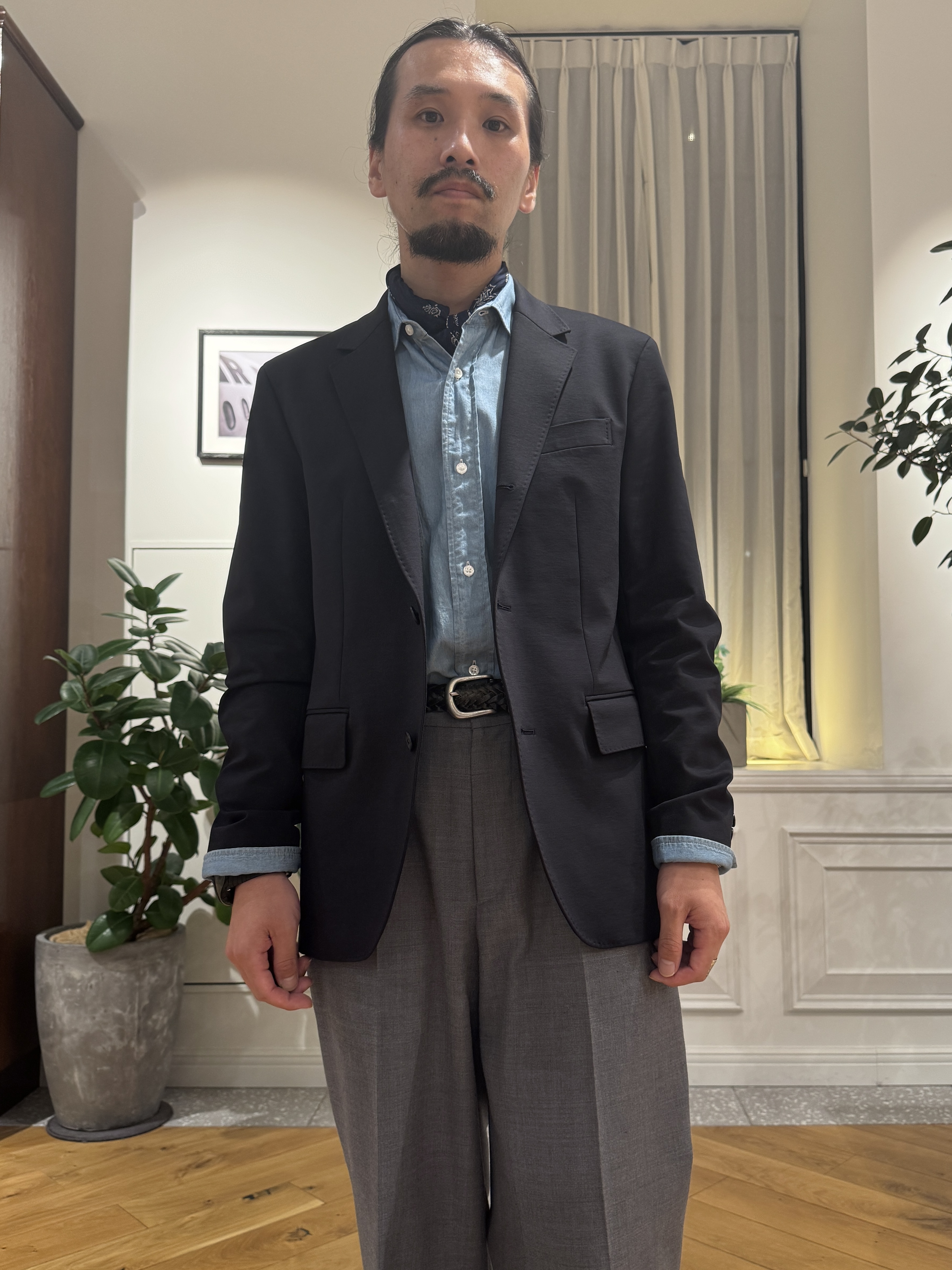 kawarataniさんの「DRESSTERIOR｜【干場義雅&times;MOVB&times;DRESSTERIOR】トリプルコラボ DUPLEX COTTON ジャケット」を使ったコーディネート