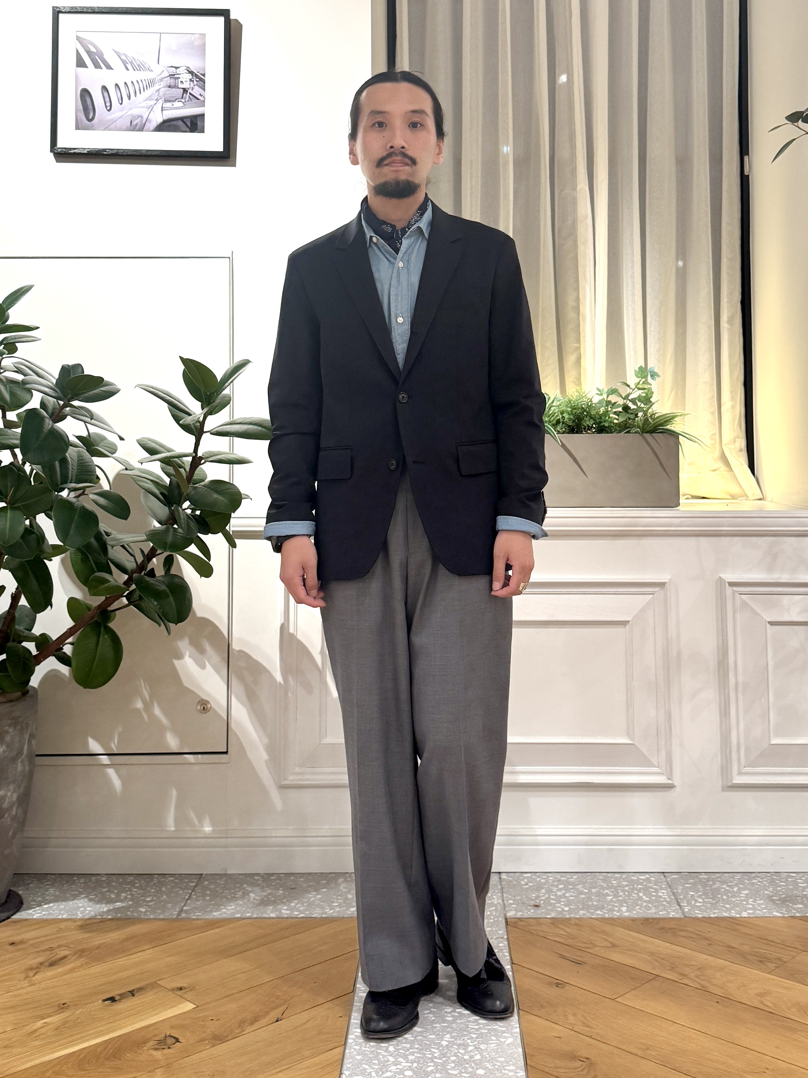 kawarataniさんの「DRESSTERIOR｜【干場義雅&times;MOVB&times;DRESSTERIOR】トリプルコラボ DUPLEX COTTON ジャケット」を使ったコーディネート
