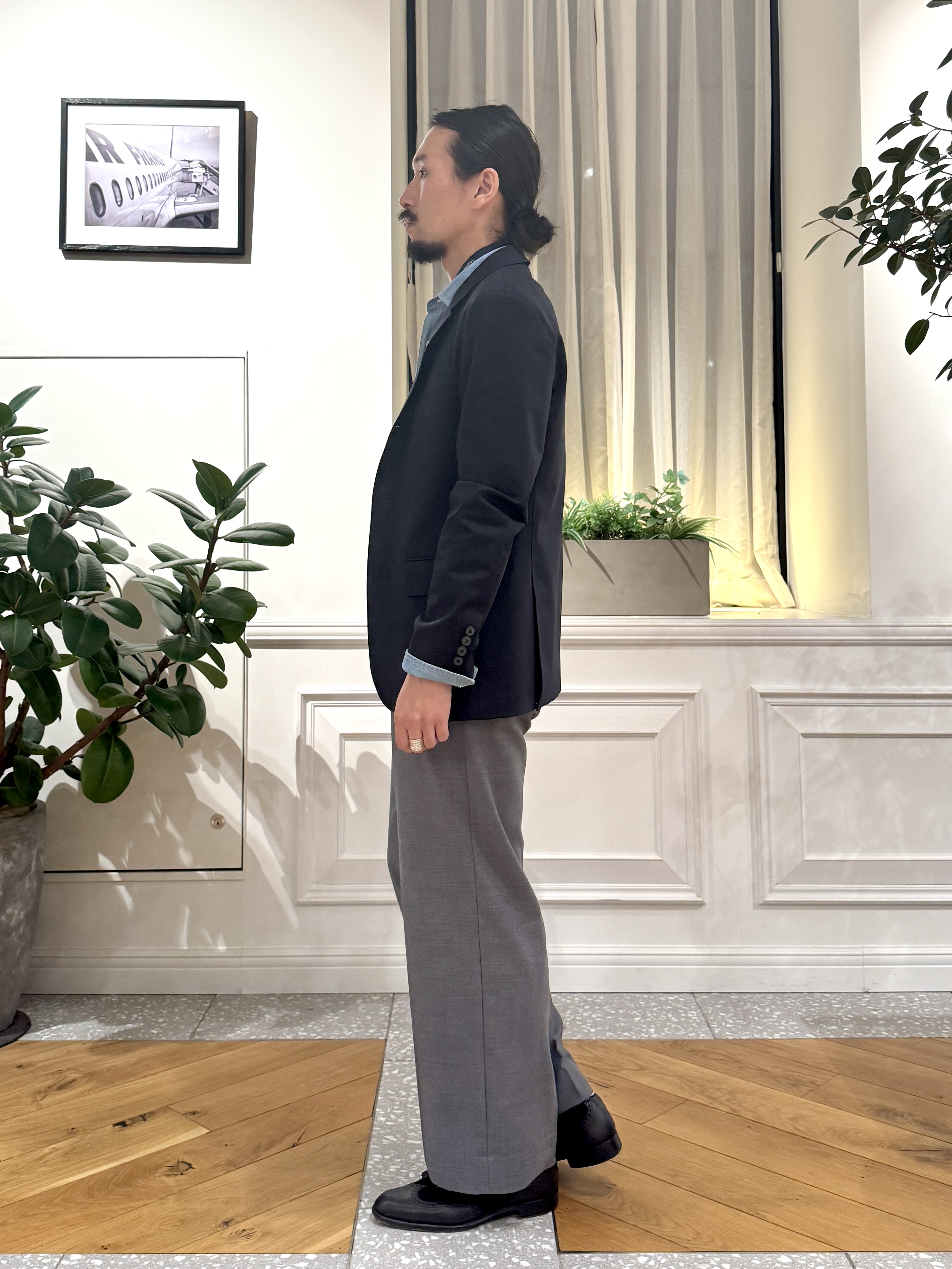 kawarataniさんの「DRESSTERIOR｜【干場義雅&times;MOVB&times;DRESSTERIOR】トリプルコラボ DUPLEX COTTON ジャケット」を使ったコーディネート