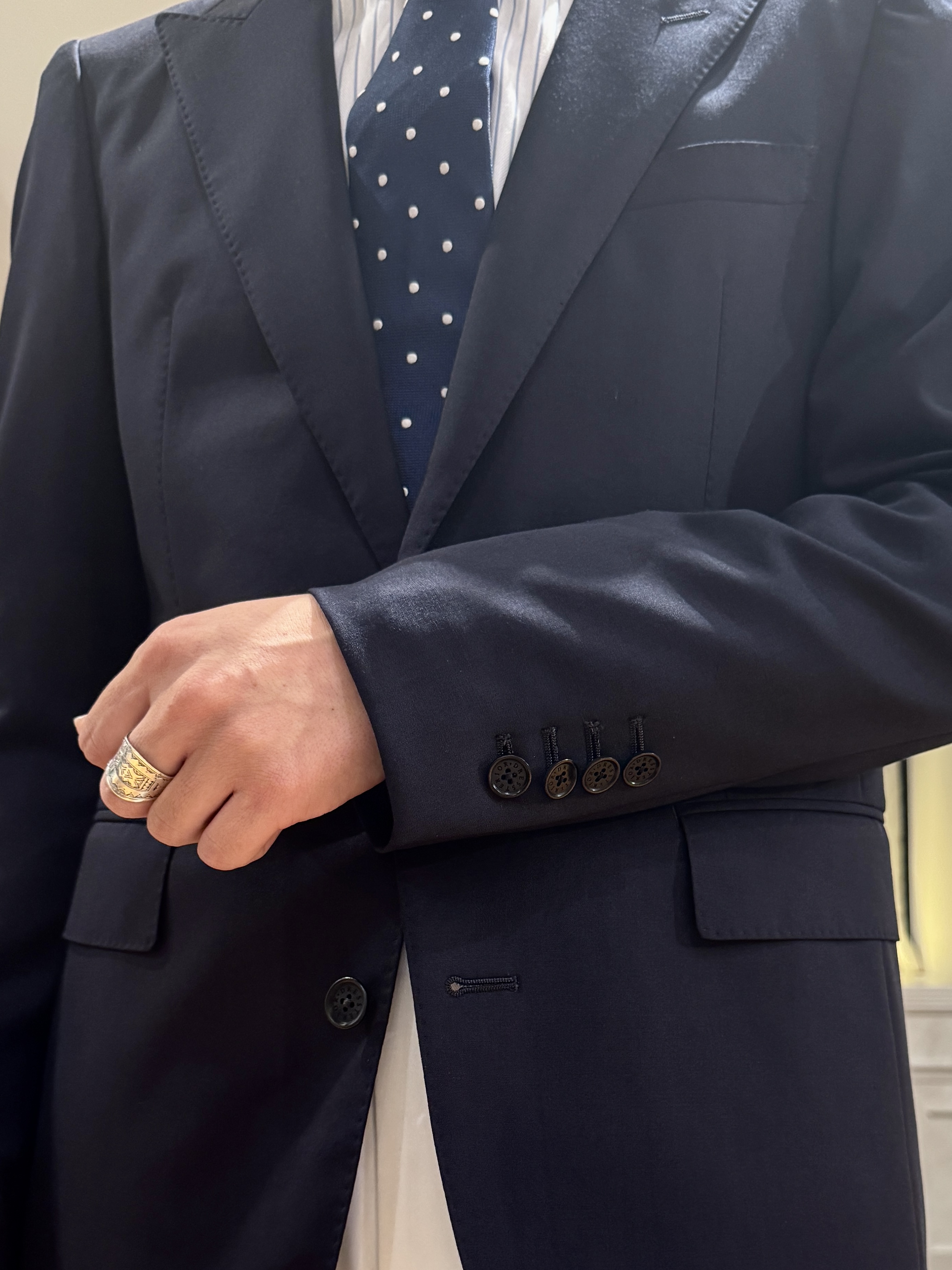 kawarataniさんの「DRESSTERIOR｜【セットアップ可】スリーピース SET UP ジャケット」を使ったコーディネート