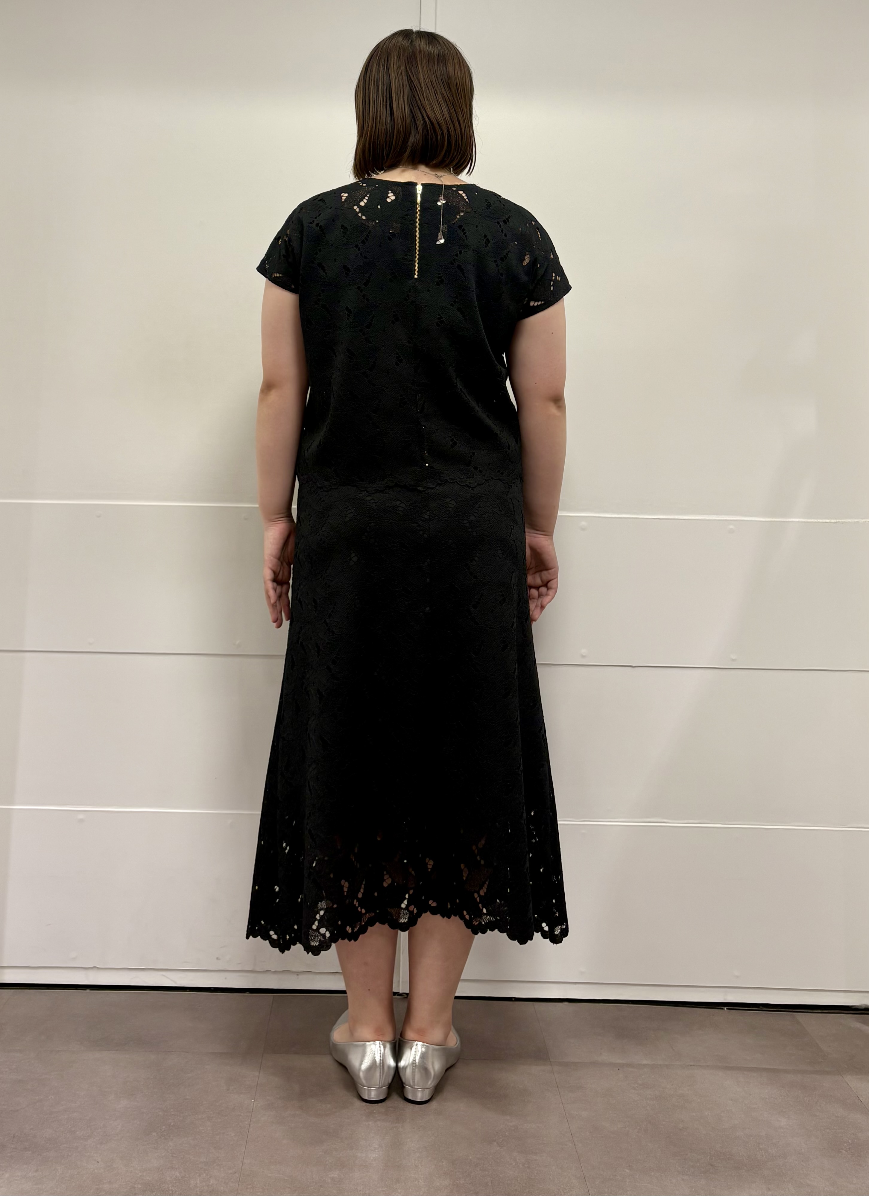 MIさんの「UNTITLED｜【セットアップ可能】リーフレースブラウス」を使ったコーディネート