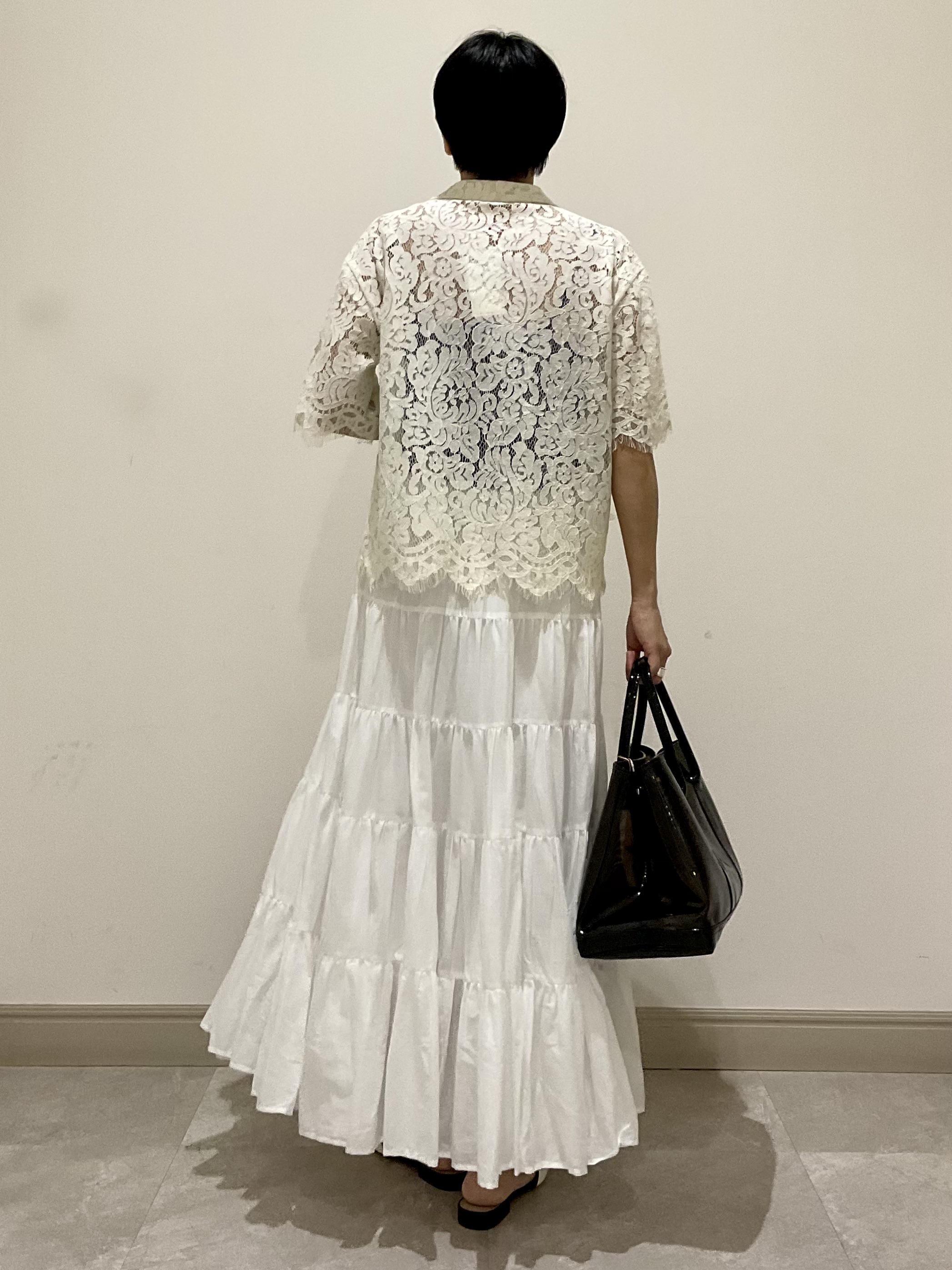 OGATAさんの「DRESSTERIOR｜コードレースブラウス」を使ったコーディネート