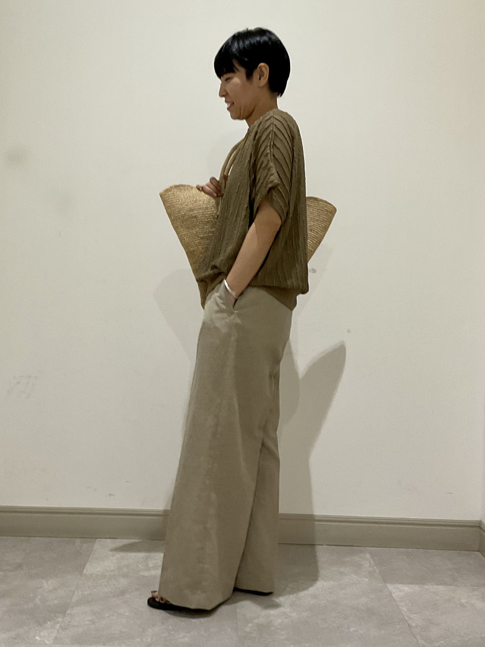 OGATAさんの「DRESSTERIOR｜シアーメッシュプルオーバー」を使ったコーディネート