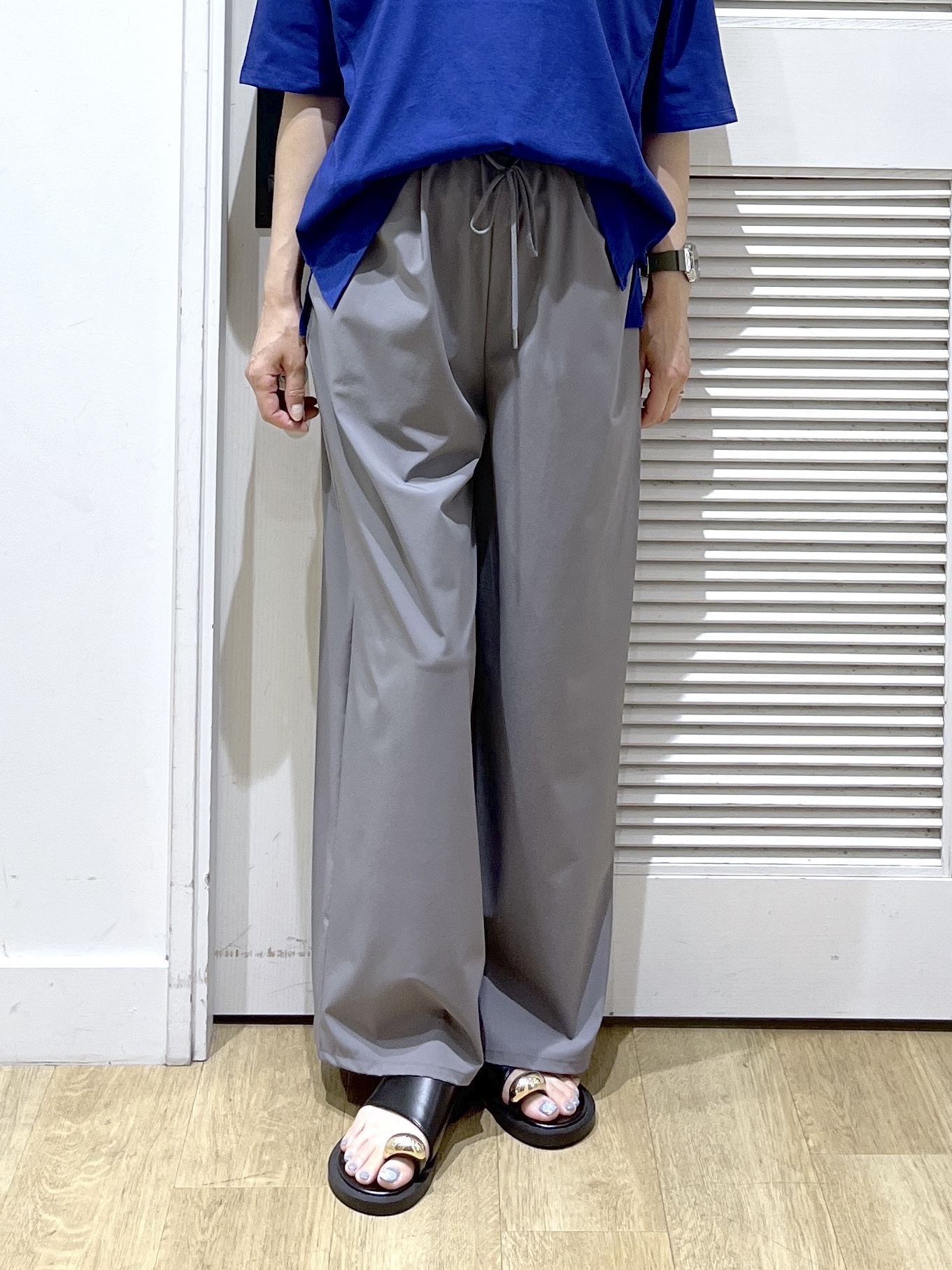 Miyazakiさんの「Dessin｜【UVカット/接触冷感】プレーティングTシャツ」を使ったコーディネート