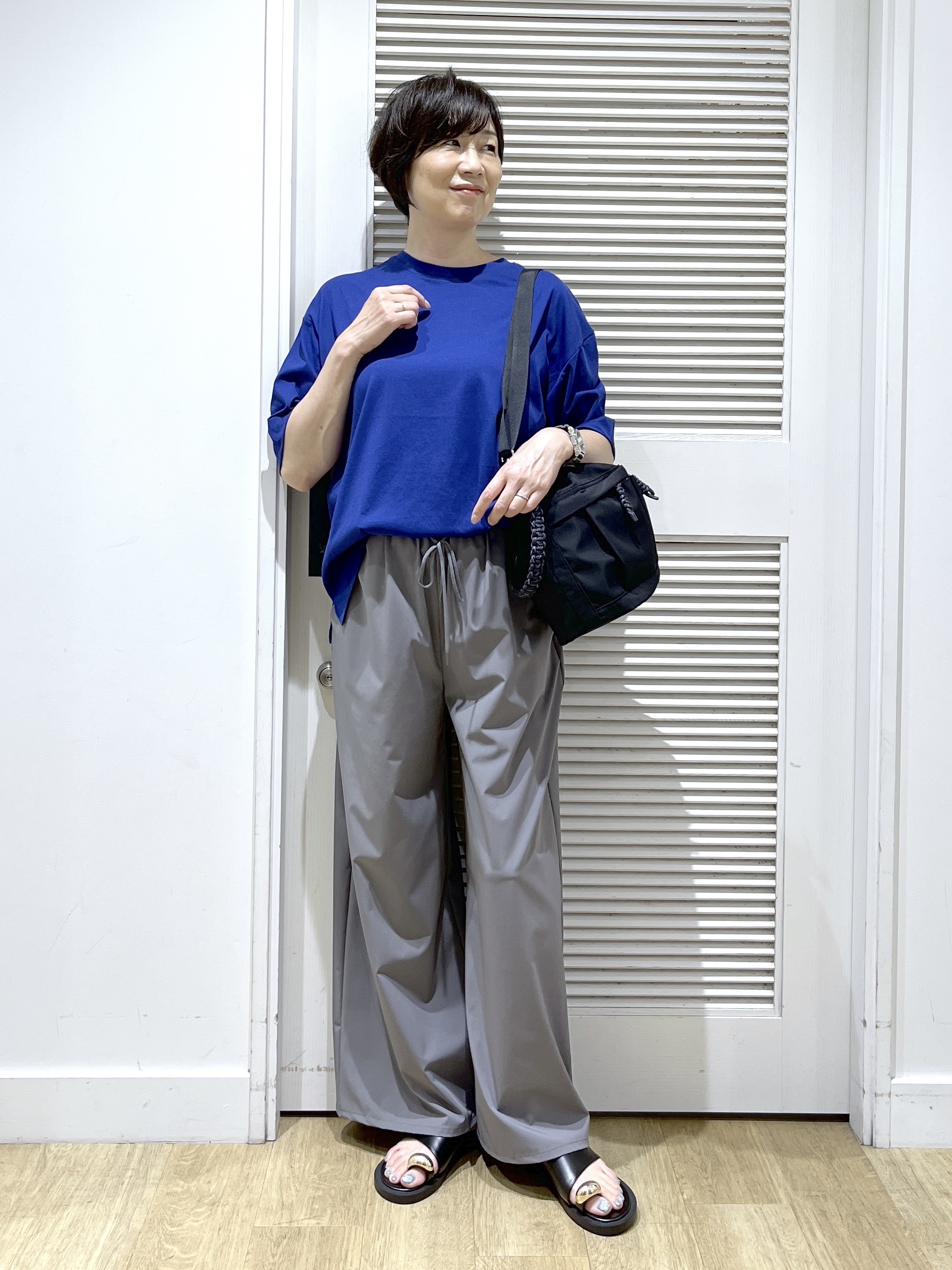 Miyazakiさんの「Dessin｜【UVカット/接触冷感】プレーティングTシャツ」を使ったコーディネート