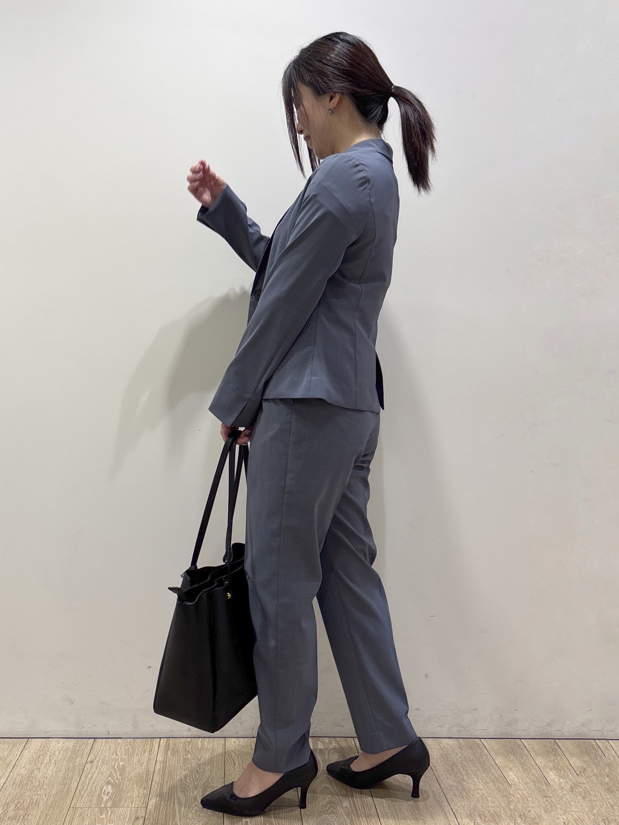 mameさんの「index｜【接触冷感／吸水速乾】セットアップ対応ストレッチテーラードジャケット《イージーアイロン／洗濯機OK／」を使ったコーディネート