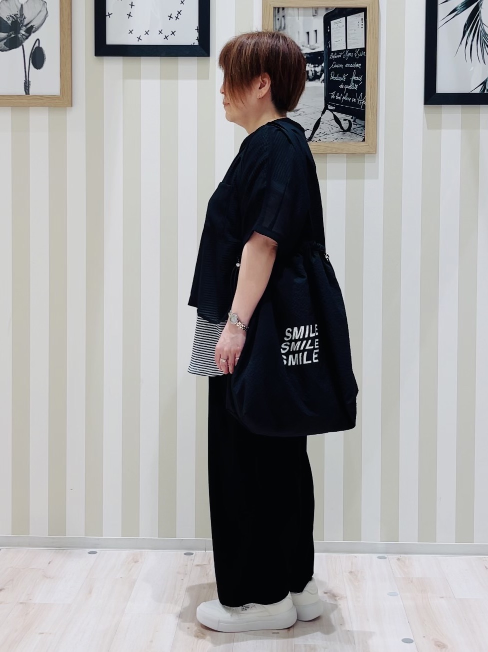 ma_miさんの「SHOO･LA･RUE｜シアーワッシャーポケドルマン」を使ったコーディネート