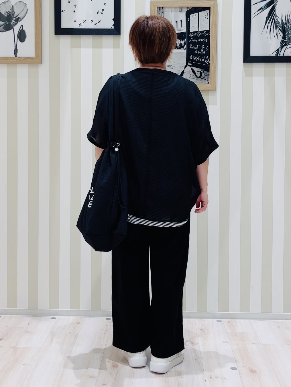ma_miさんの「SHOO･LA･RUE｜シアーワッシャーポケドルマン」を使ったコーディネート