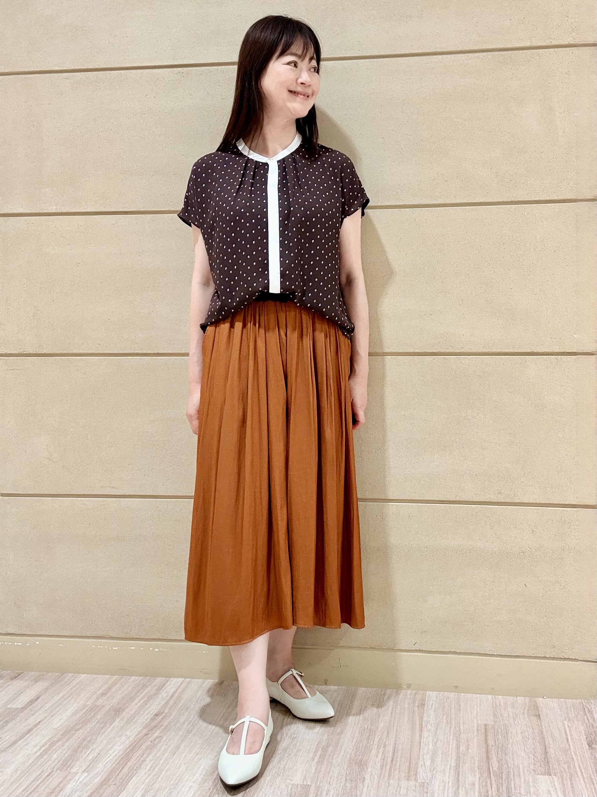 Marさんの「Reflect｜【通勤におすすめ◎】ジョーゼットブラウス」を使ったコーディネート