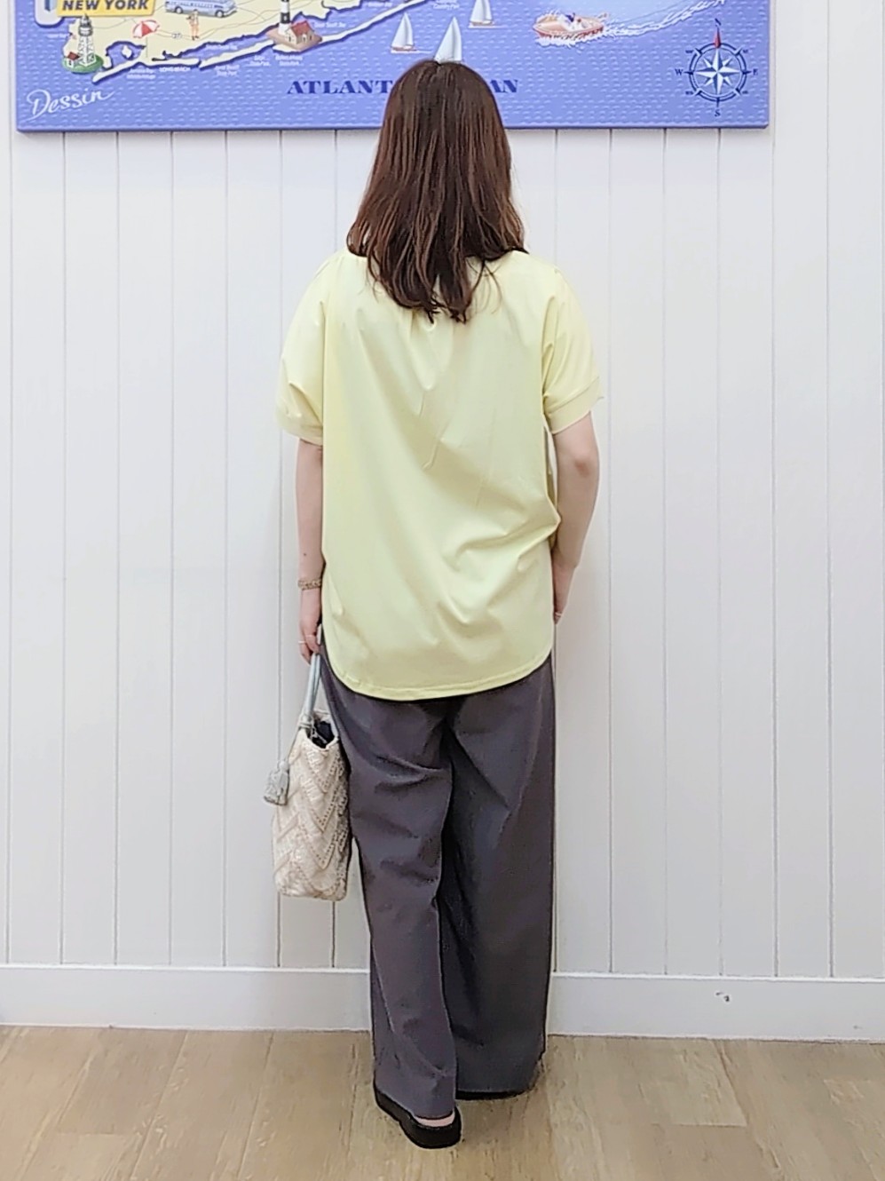 itoさんの「Dessin｜【接触冷感/UVカット】美光沢カットソーワイドシルエット」を使ったコーディネート